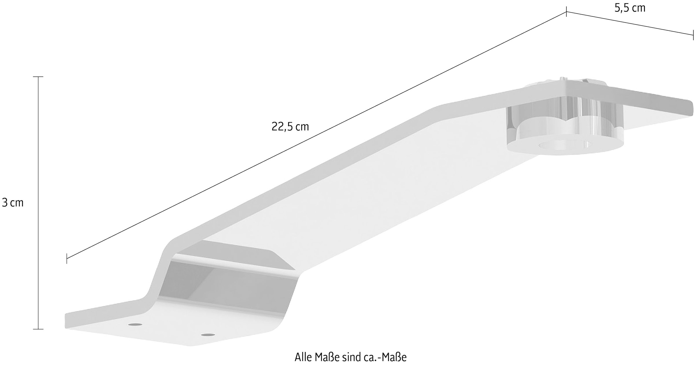 WIEMANN Aufbauleuchte, 3er-Set