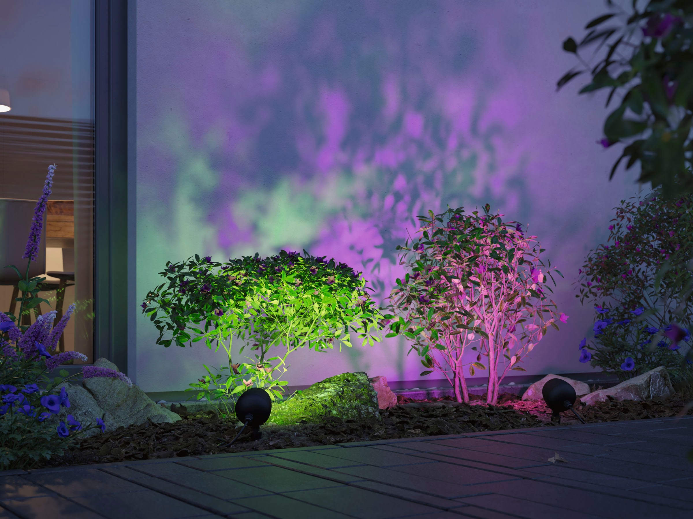 Paulmann LED Gartenleuchte »Outdoor Plug & Shine Spot Kikolo RGBW ZigBee«, 1 flammig, RGBW ZigBee