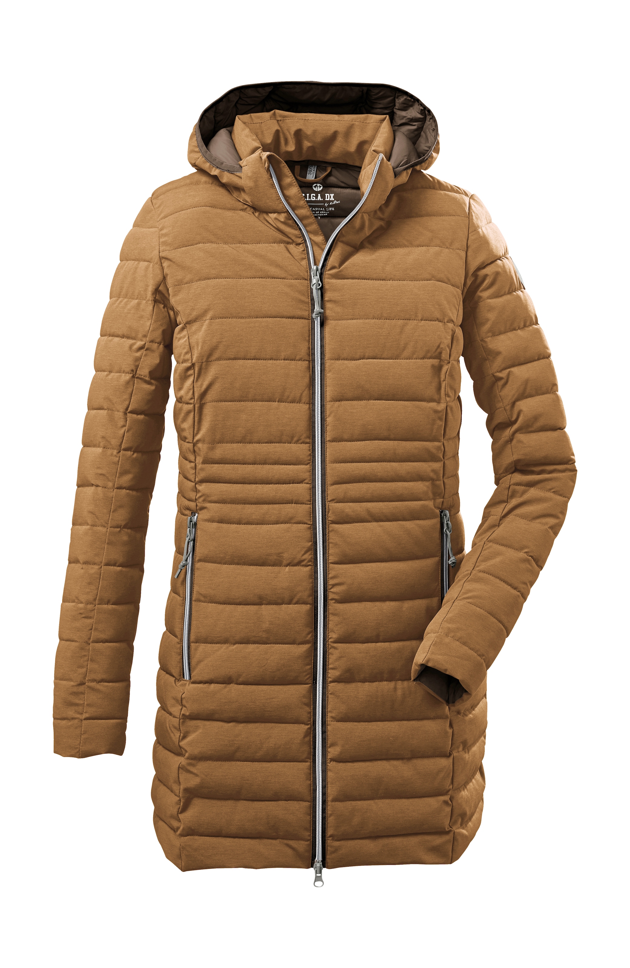 G.I.G.A. DX by killtec Parka »Bacarya«, Schmaler, wasserabweisender Damenparka mit abnehmbarer Kapuze