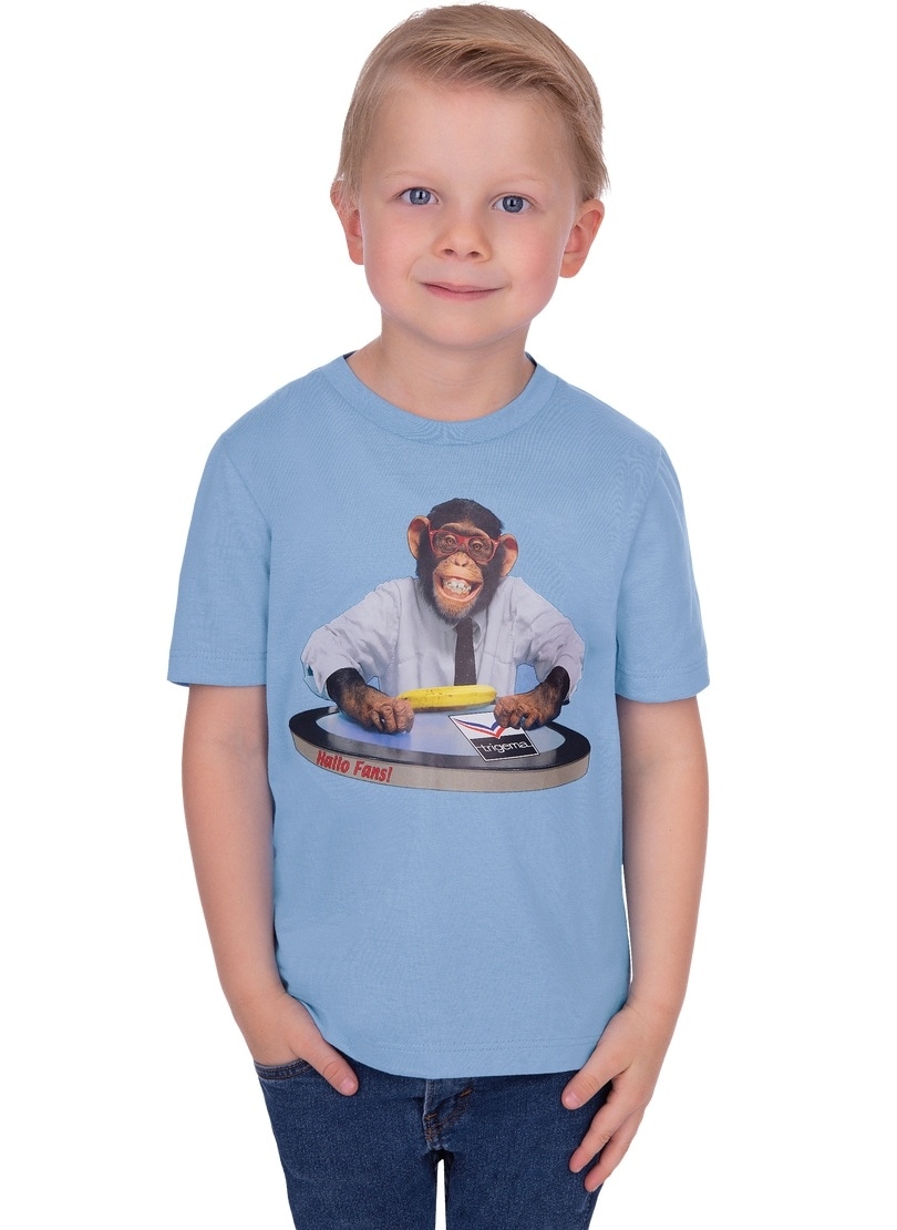 Trigema T-Shirt »TRIGEMA T-Shirt TRIGEMA Affe«, (1 tlg.)