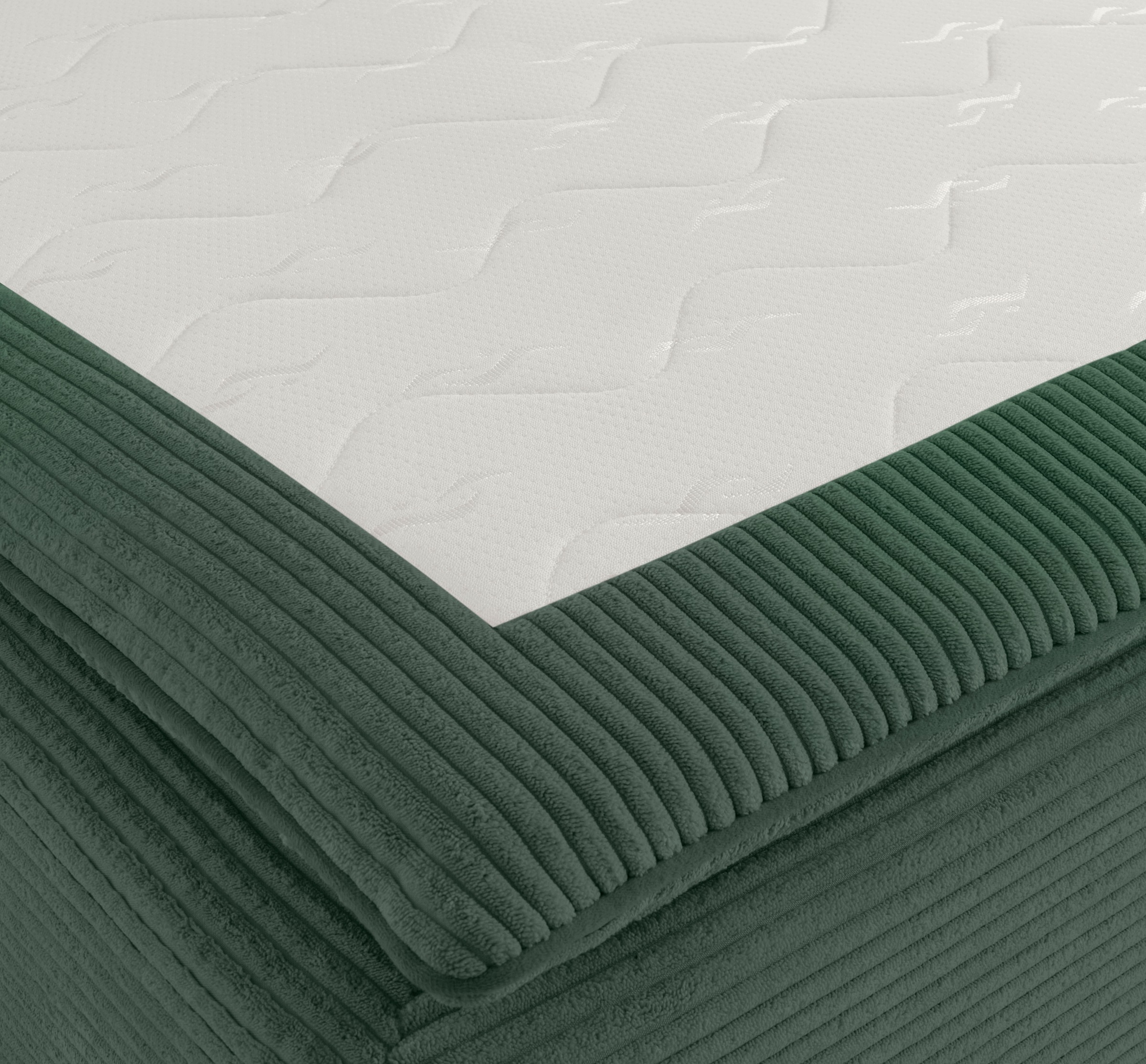 INOSIGN Ecksofa »Night & Day L-Form mit Dauer-Schlaffunktion mit Armlehne«, mit Boxspring-Bettfunktion 180x200 cm und Bettkasten, Dauerschläfer!
