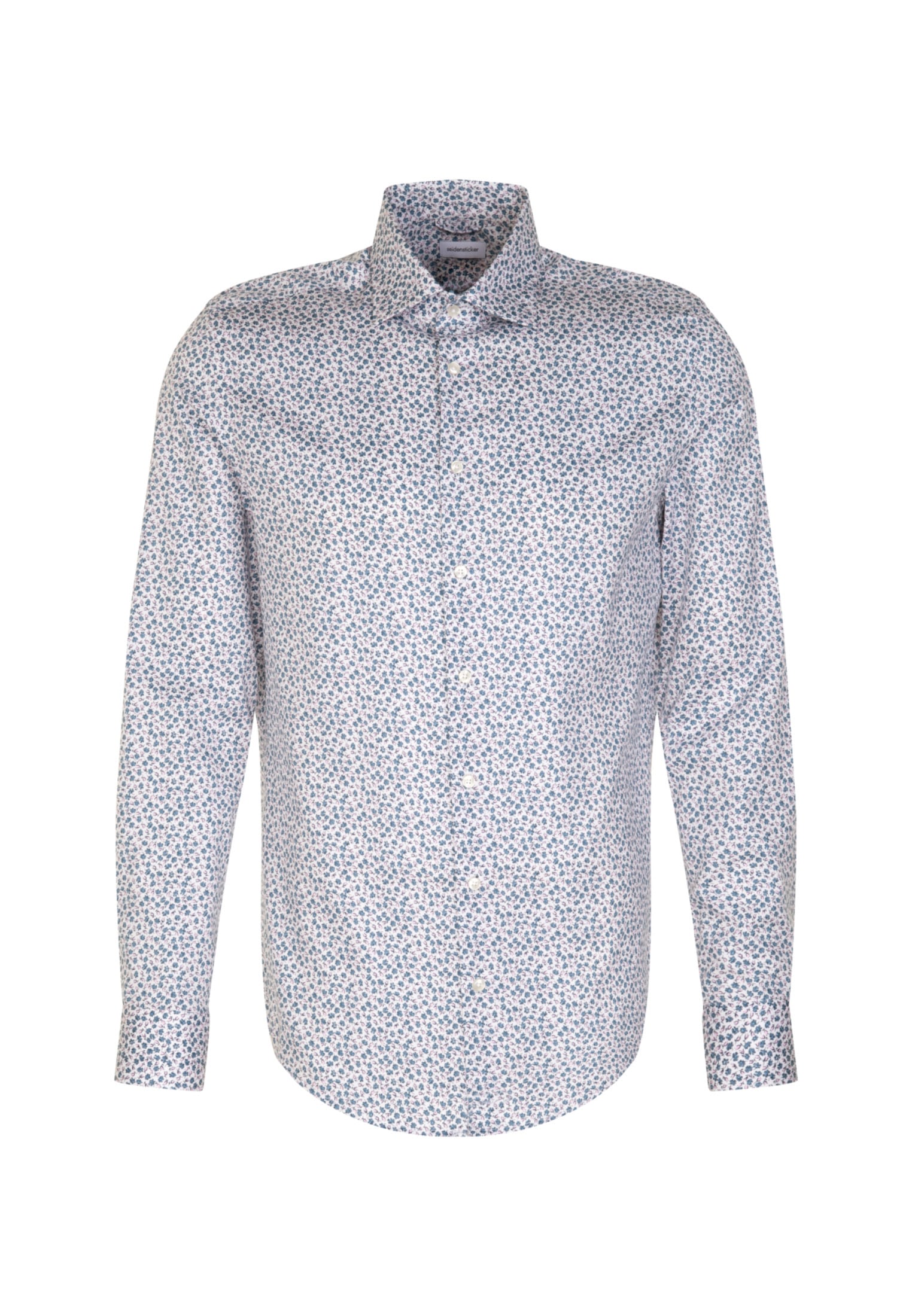seidensticker Businesshemd »Slim« Slim 1/1 Kentkragen Floral