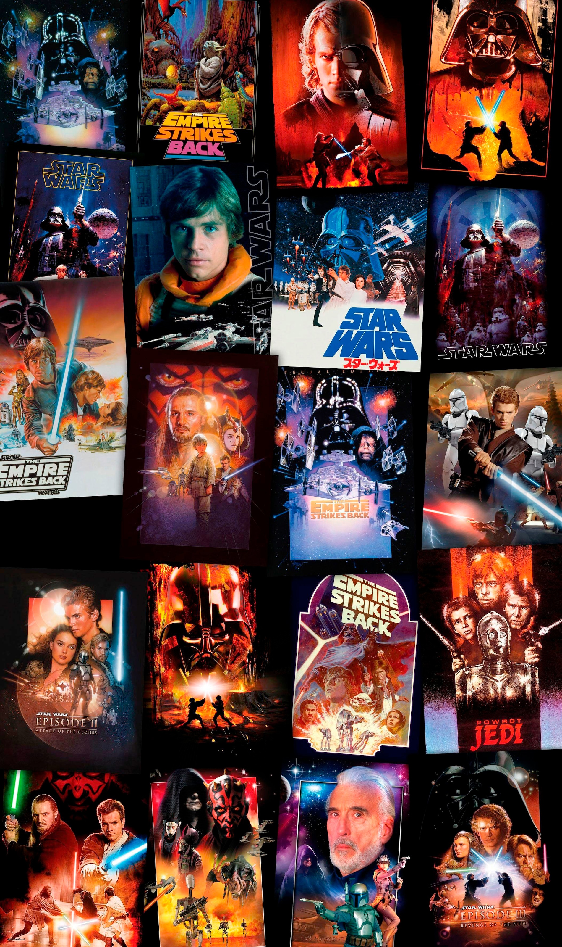 Komar Vliestapete »Star Wars Posters Collage«, Comic online kaufen