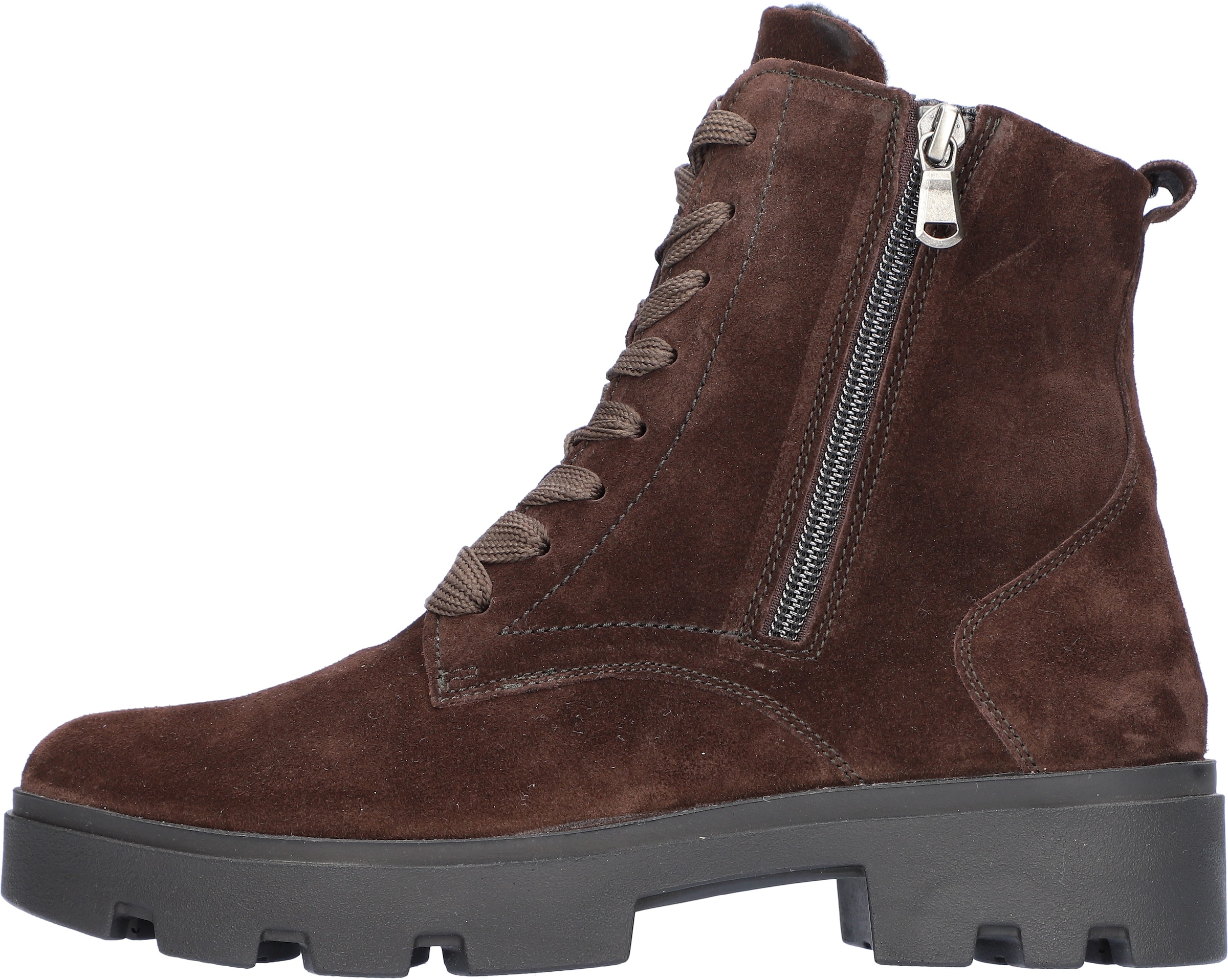 Waldläufer Schnürstiefelette »K-DANI«, Schnürboots, Stiefelette mit beidseitigem Reißverschluss, K-Weite