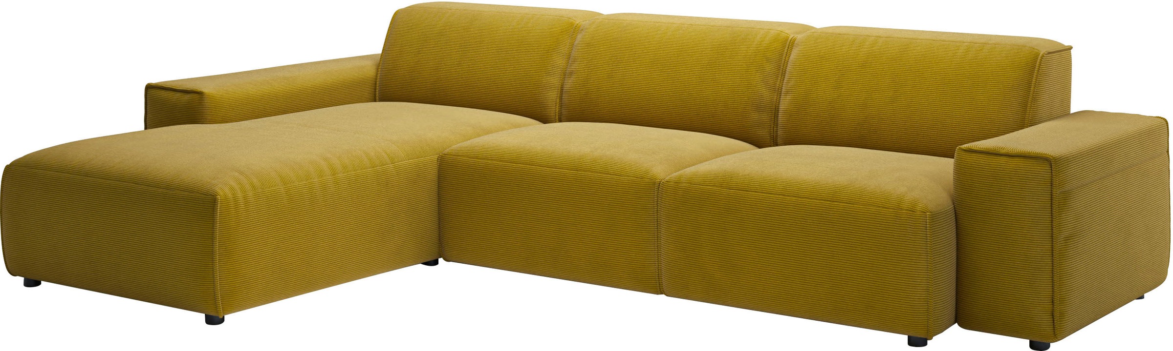 andas Ecksofa »Glimminge auch in Breitcord, Feincord, Bouclé + Easy care-Bezug«, L-Form, Breite 294, Zierkissen