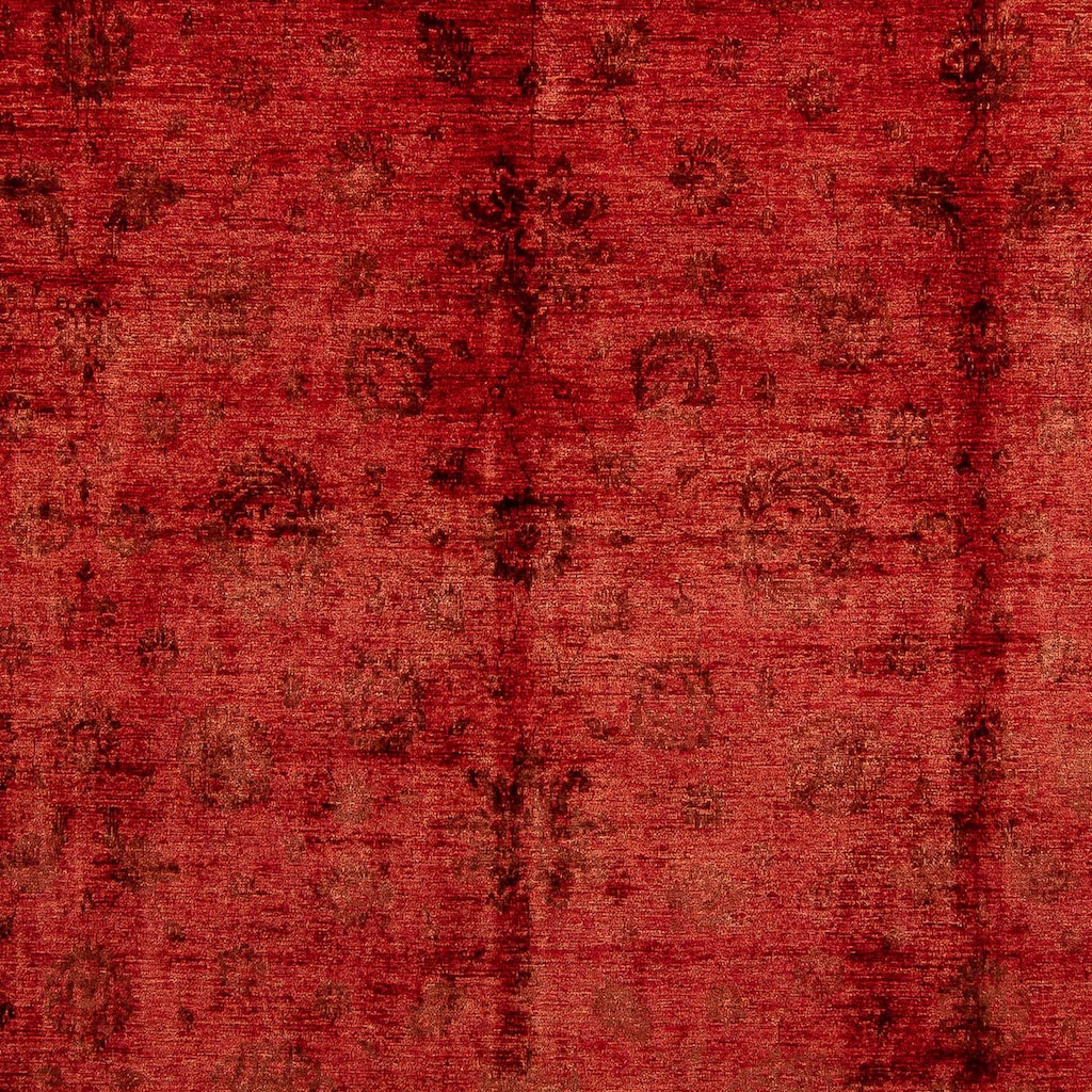 morgenland Orientteppich »Ziegler - 343 x 295 cm - dunkelrot«, rechteckig, Wohnzimmer, Handgeknüpft, Einzelstück mit Zertifikat