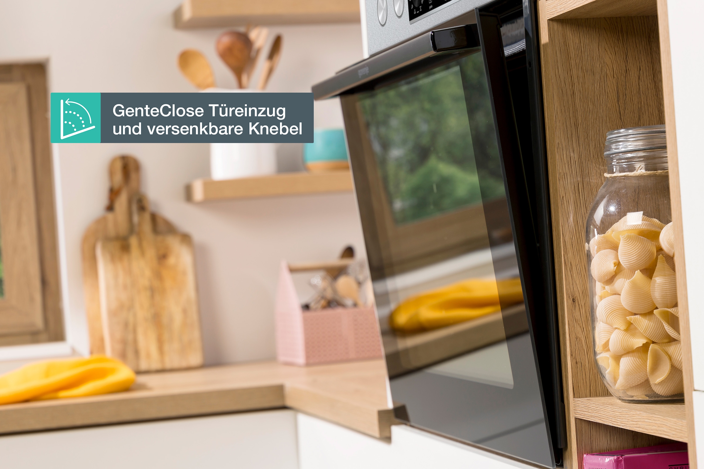 GORENJE Induktions Herd-Set »BCSIB737OTX«, mit 1-fach-Teleskopauszug, ecoClean Plus, (1 St.)