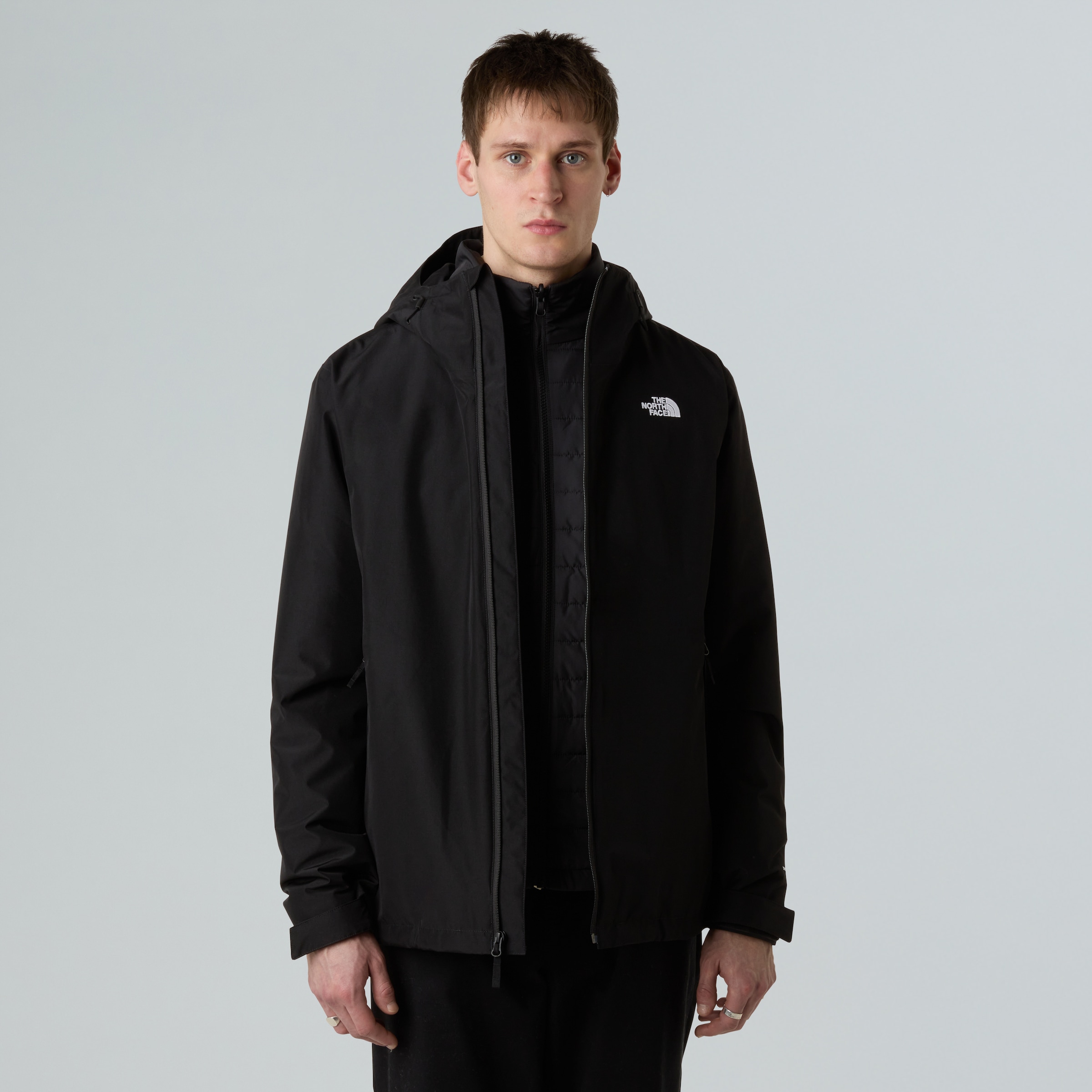 The North Face 3-in-1-Funktionsjacke »M CARTO MONO TRICLIMATE HOODED JACKET« 1 Stk. tlg. wasserdicht, atmungsaktiv, mit Heatseeker®-Isolierung