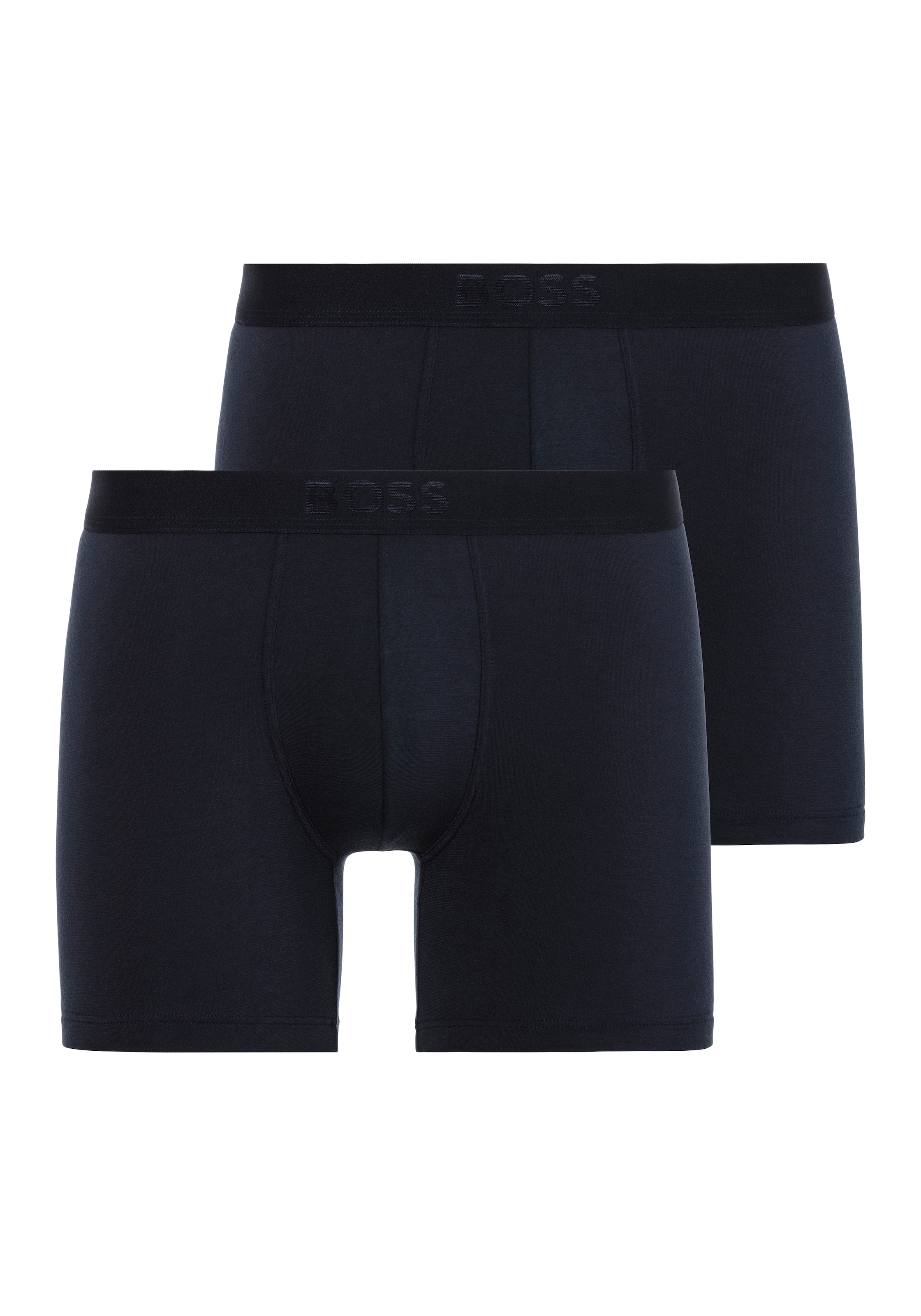 BOSS Boxer »BoxerBr 2P UltraSoft«, (Packung, 2 St., 2er Pack), mit tonalem BOSS Logo-Elastikbund