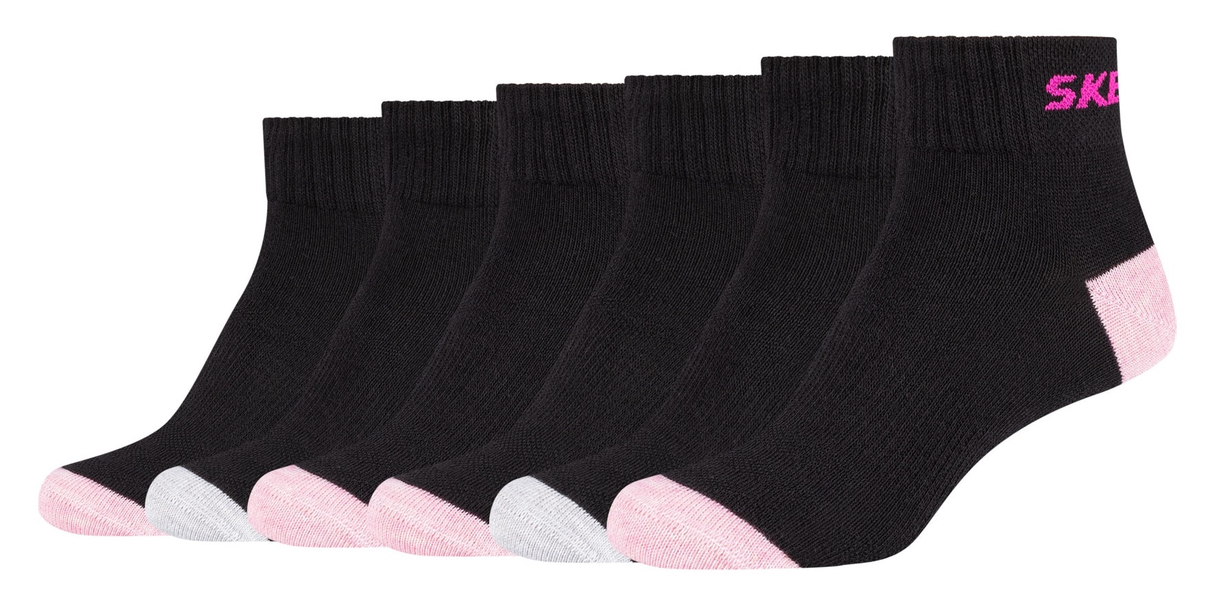 Skechers Socken, mit Paar) bei Paar), System Mesh-Ventilation ♕ (6 (6