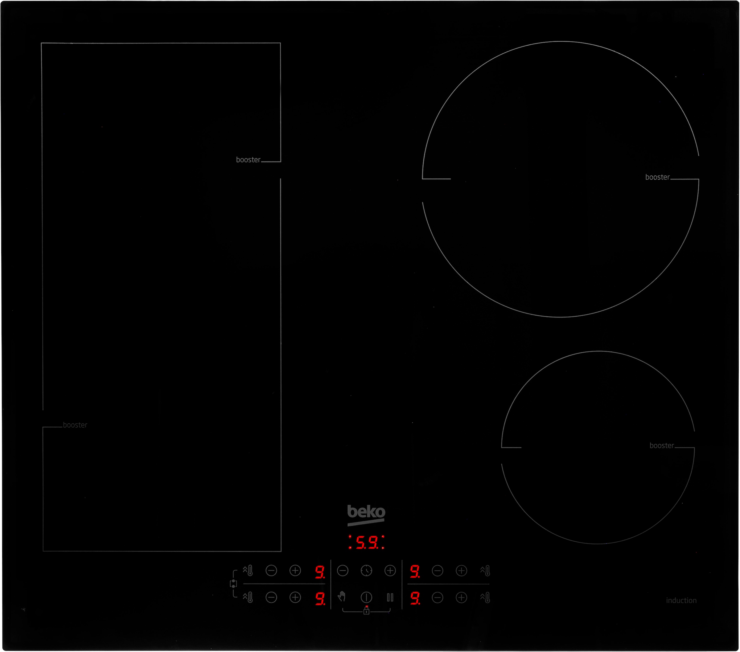 BEKO Flex-Induktions-Kochfeld »HII 64200 FMT«