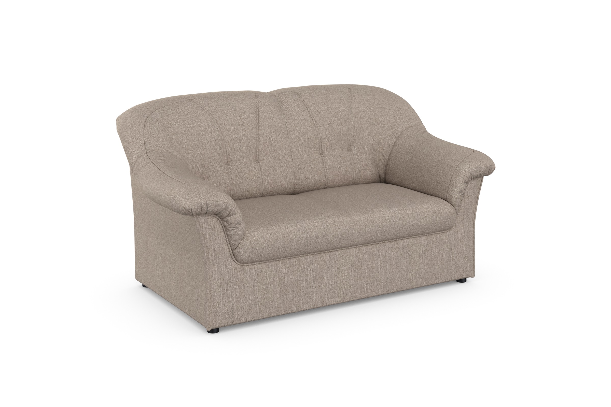 DOMO collection 2-Sitzer »Pegnitz für kleine Räume, Breite 155cm,«, zeitlos, elegante Armlehnen, komfortabel