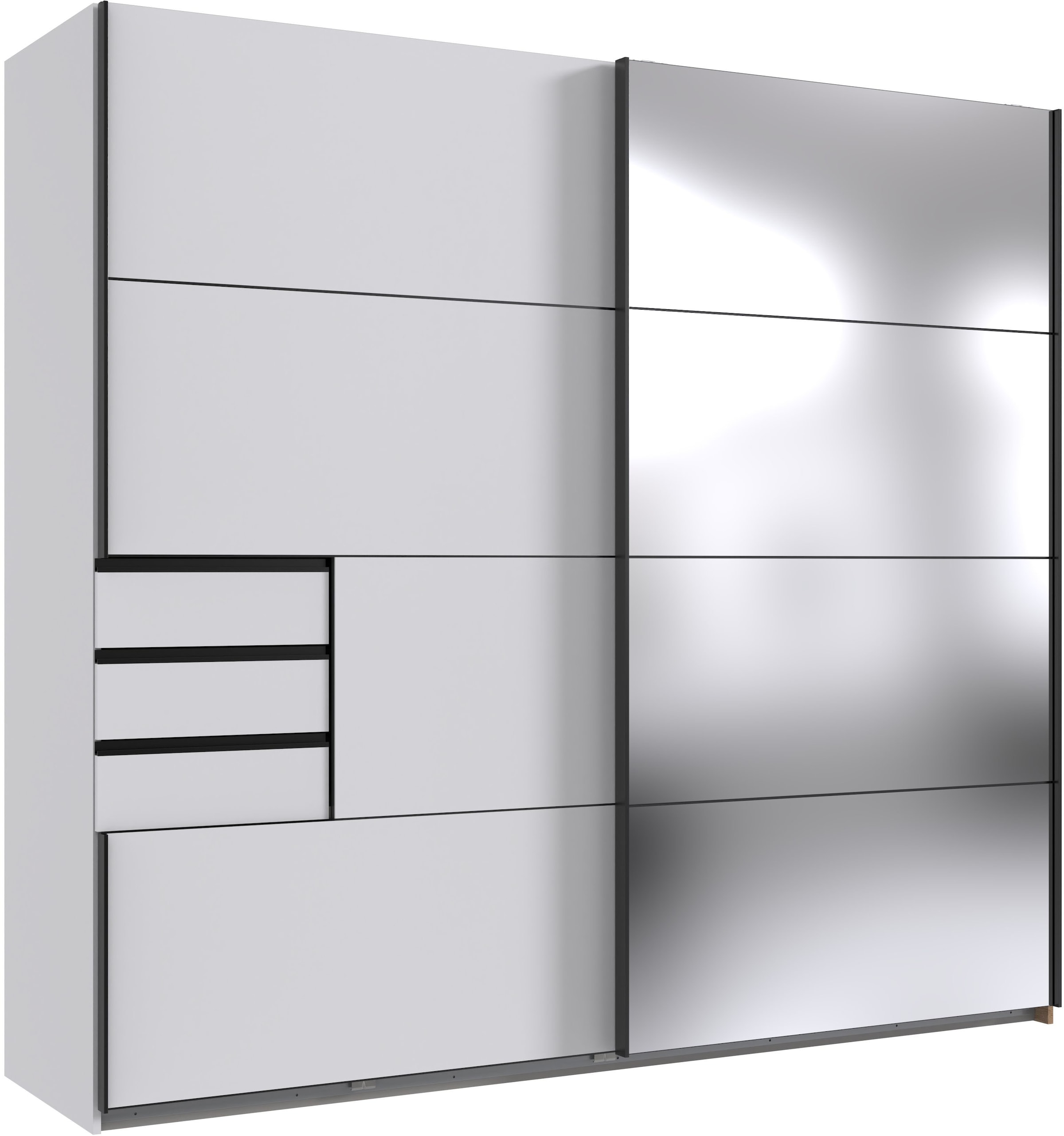 Wimex Schwebetürenschrank »Saigon« mit Spiegeltür, 2 Türen, 225cm breit