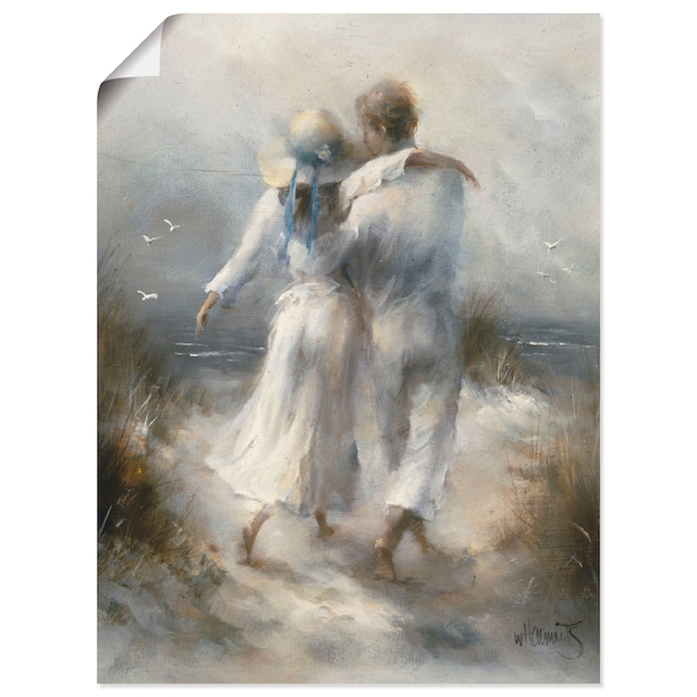 Artland Wandbild »Romantik«, Paar, (1 St.), als Leinwandbild, Wandaufkleber  oder Poster in versch. Größen bequem kaufen