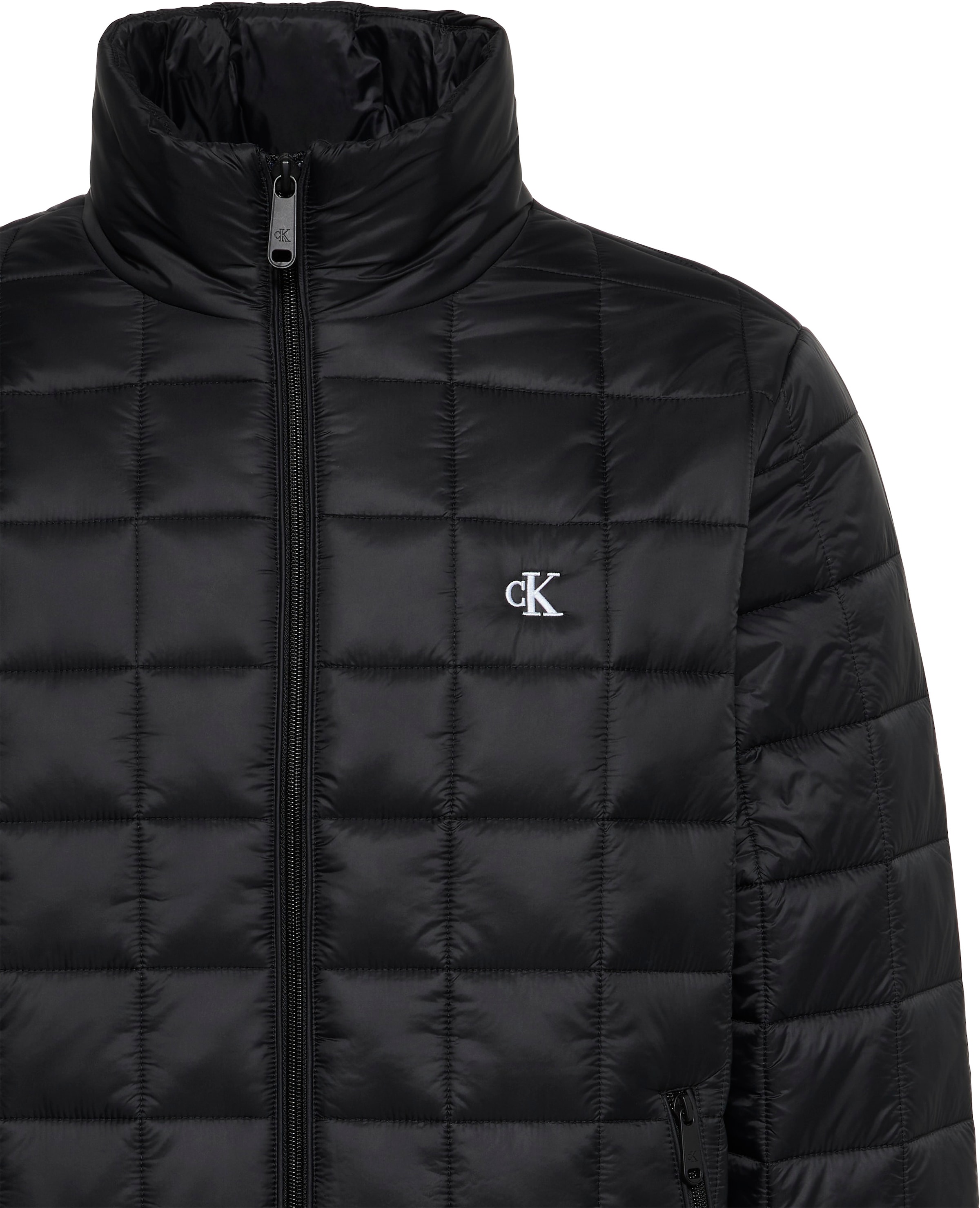 Calvin Klein Jeans Steppjacke Stehkragen, 2-Wege-Zipper, modische Steppung