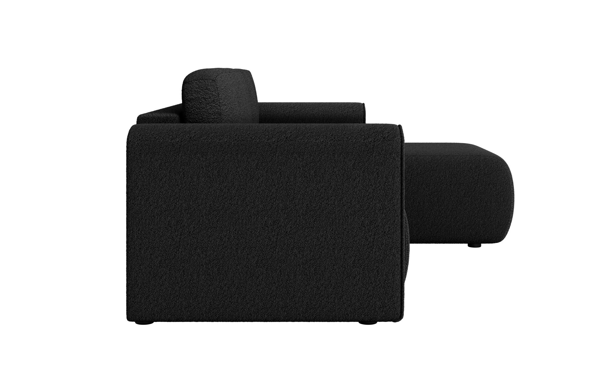 INOSIGN Ecksofa »Zacharia wahlweise Schlafsofa mit Bettkasten, B/T/H 250/166/86 cm«, L-Form mit Wellenunterfederung, Recamiere beidseitig montierbar