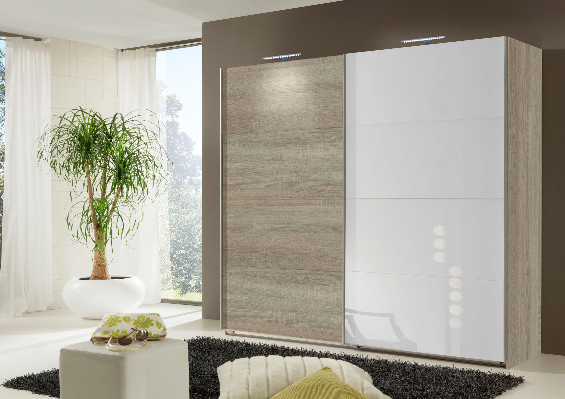 Wimex Schwebetürenschrank »Easy«, mit Teilglas