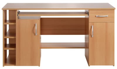 VOGL Möbelfabrik Schreibtisch »Tim«, mit 5 Fächern und Tastaturauszug, Made in Germany kaufen