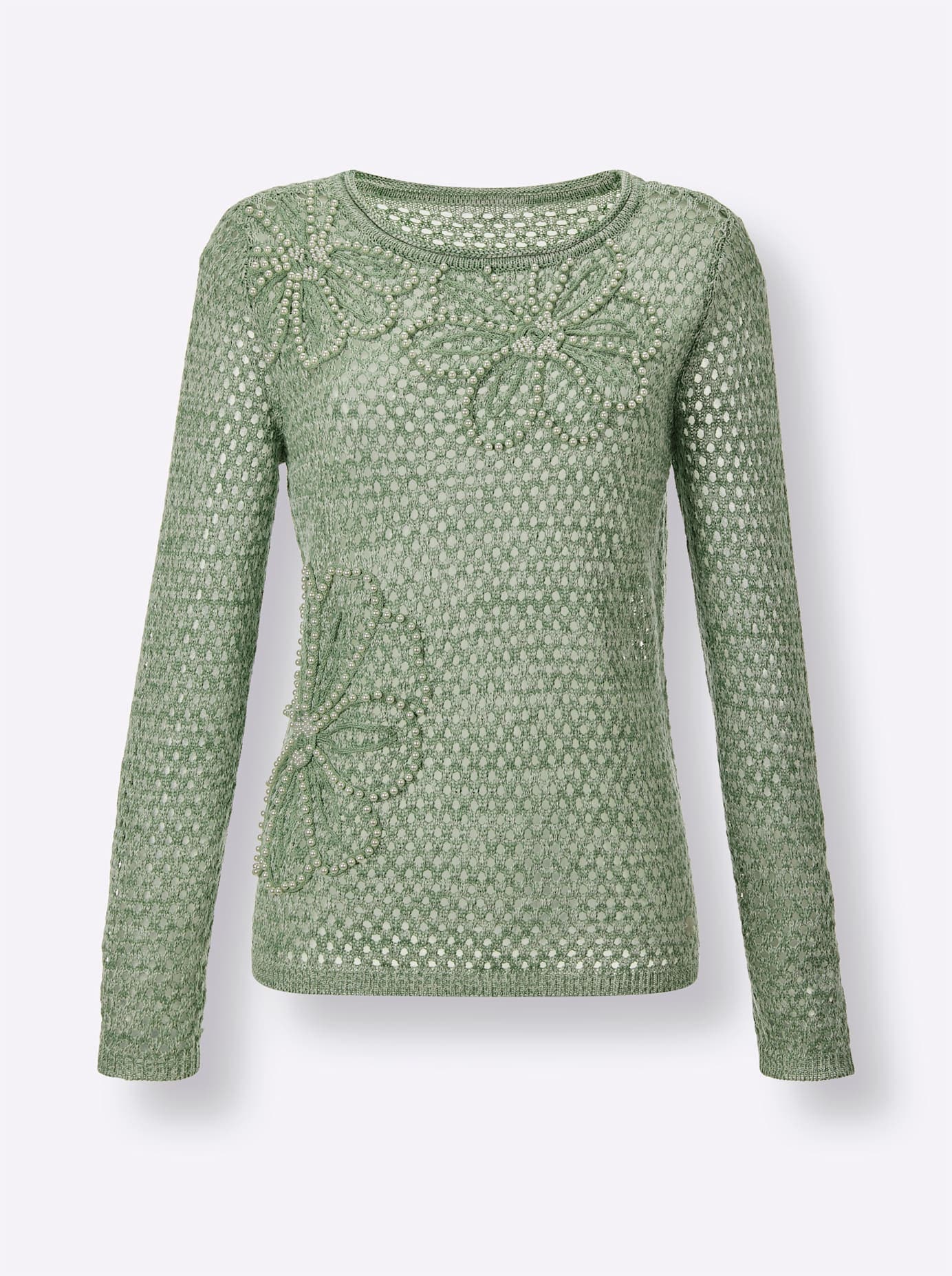 CREATION L PREMIUM Ajourpullover »Lyocell-Mix-Pullover«