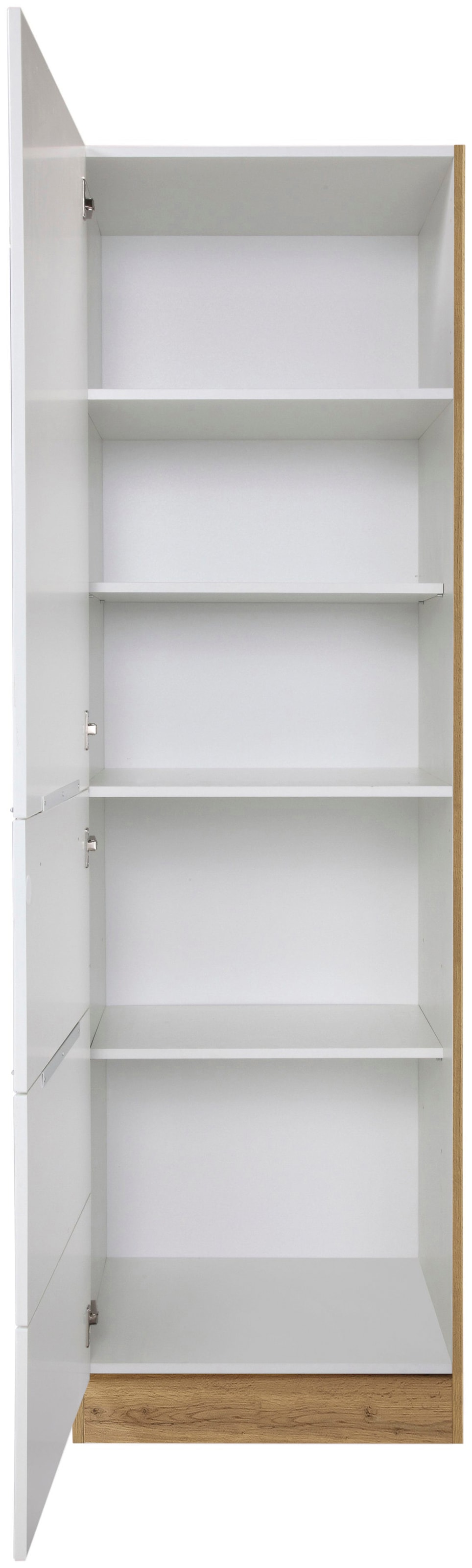 KOCHSTATION Seitenschrank »KS-Brindisi«, 60 cm breit, 200 cm hoch, viel Stauraum