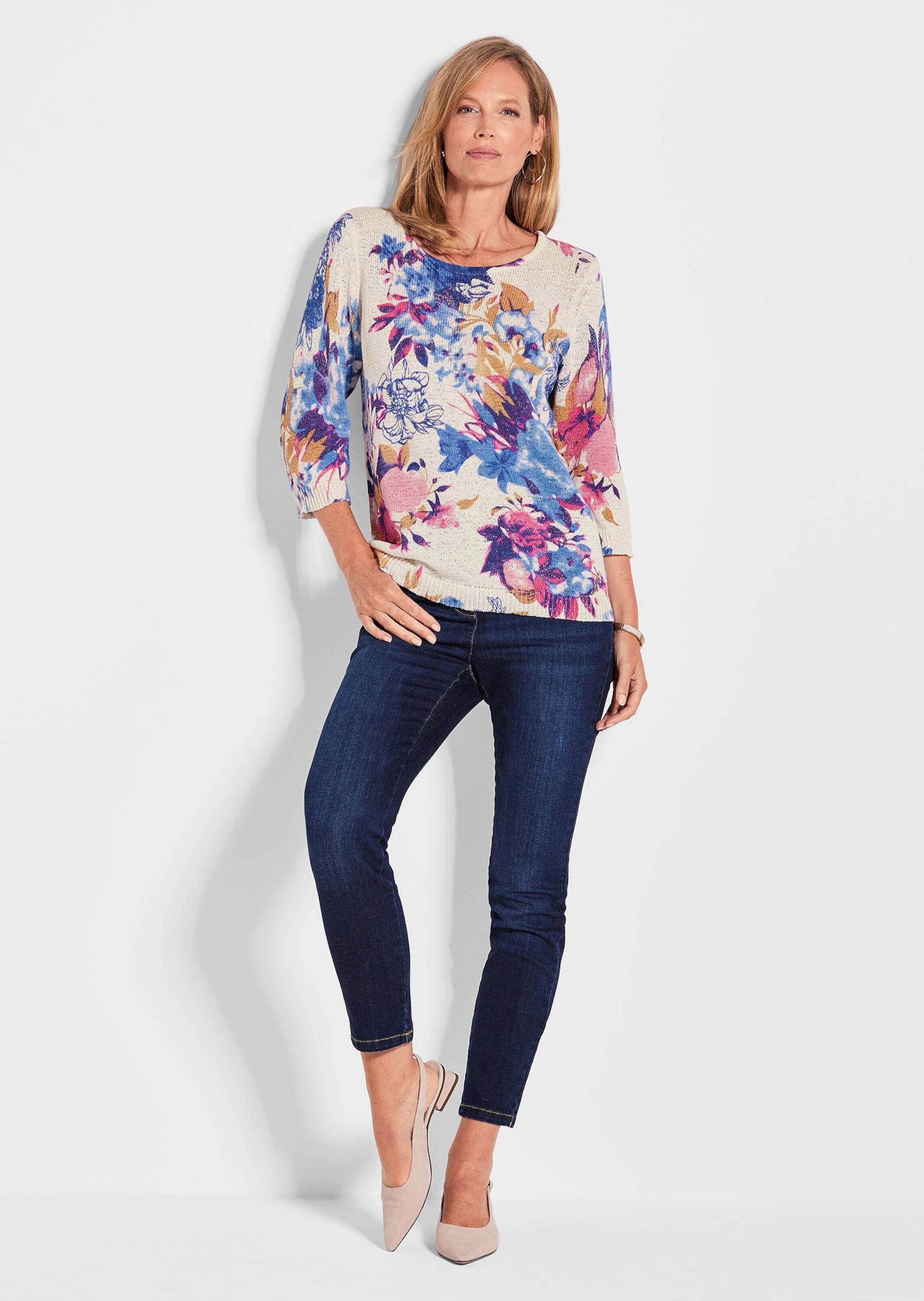 GOLDNER 2-in-1-Pullover »Femininer Druckpullover«