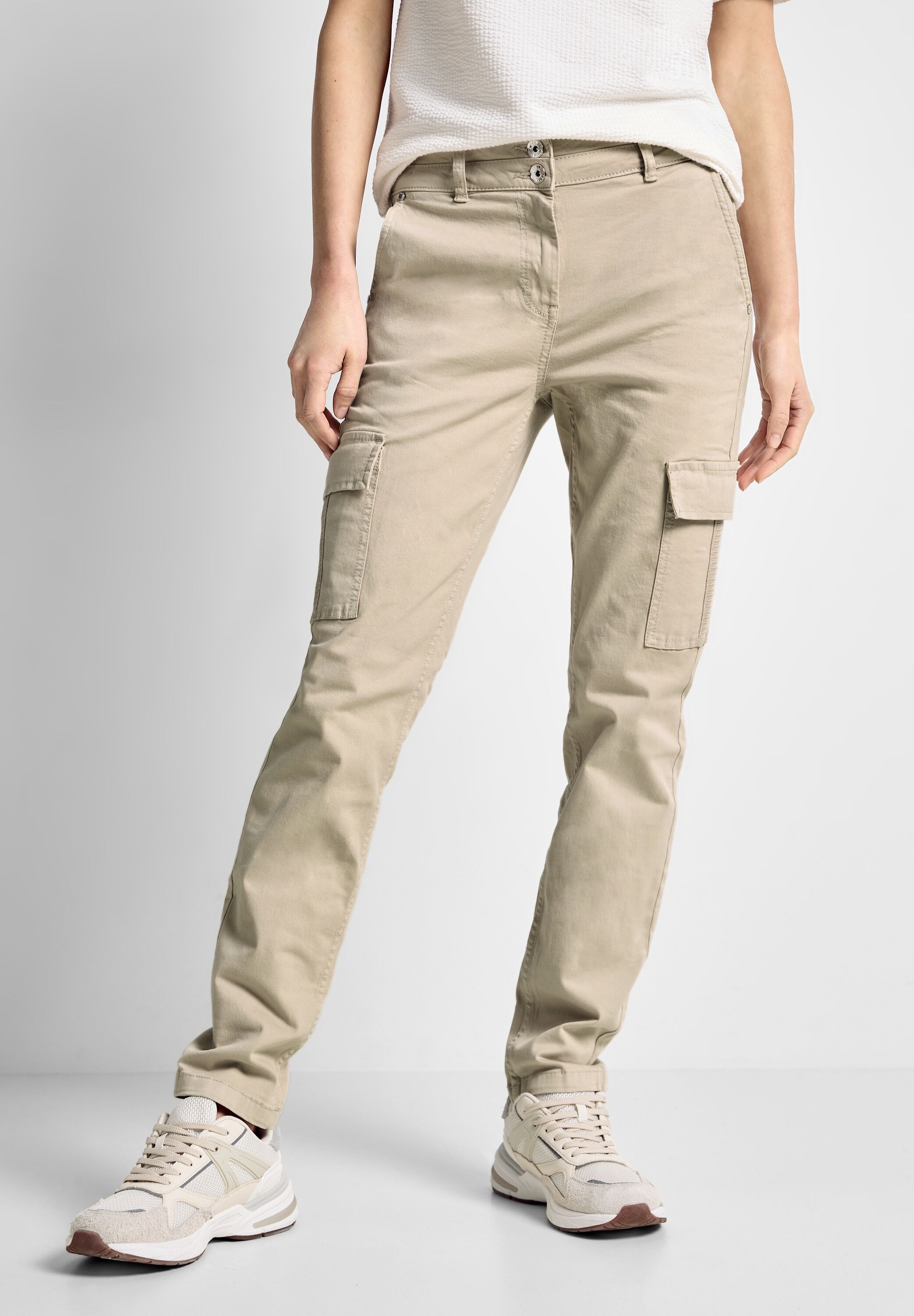 Cecil Cargohose »Style Toronto«, in Slim fit und mit Elasthan