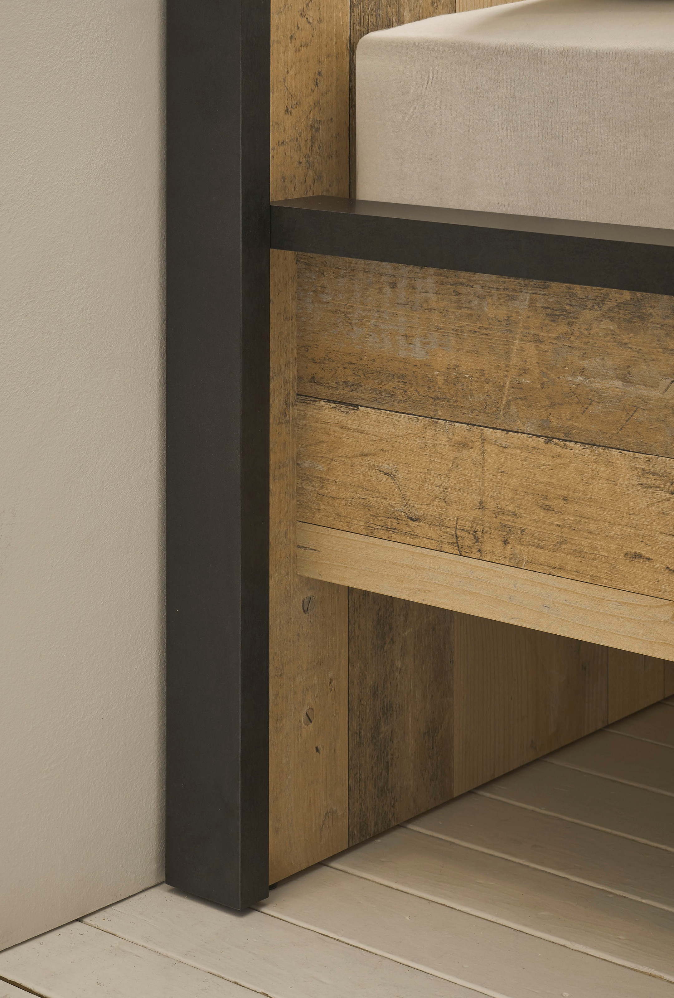 Home affaire Schlafzimmer-Set »SHERWOOD«, (4 tlg.), Liegefläche 140x200cm, Schrank 3-trg. 162cm breit