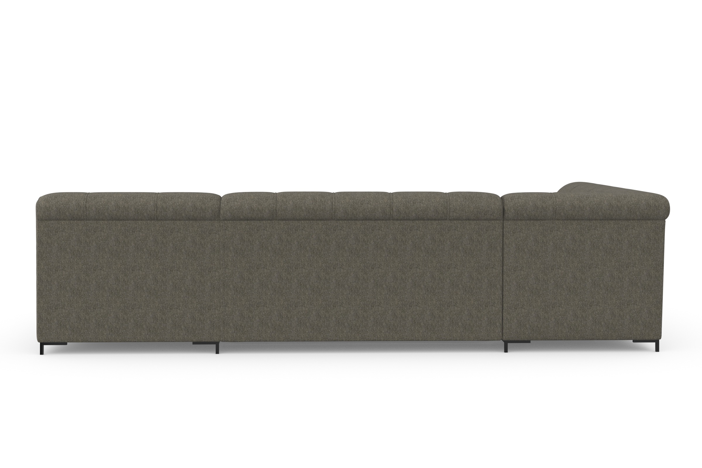 INOSIGN Wohnlandschaft »Balme, moderne Formensprache, zeitloses Design, U-Form«, Inkl. Zierkissen, wahlweise mit Bettfunktion