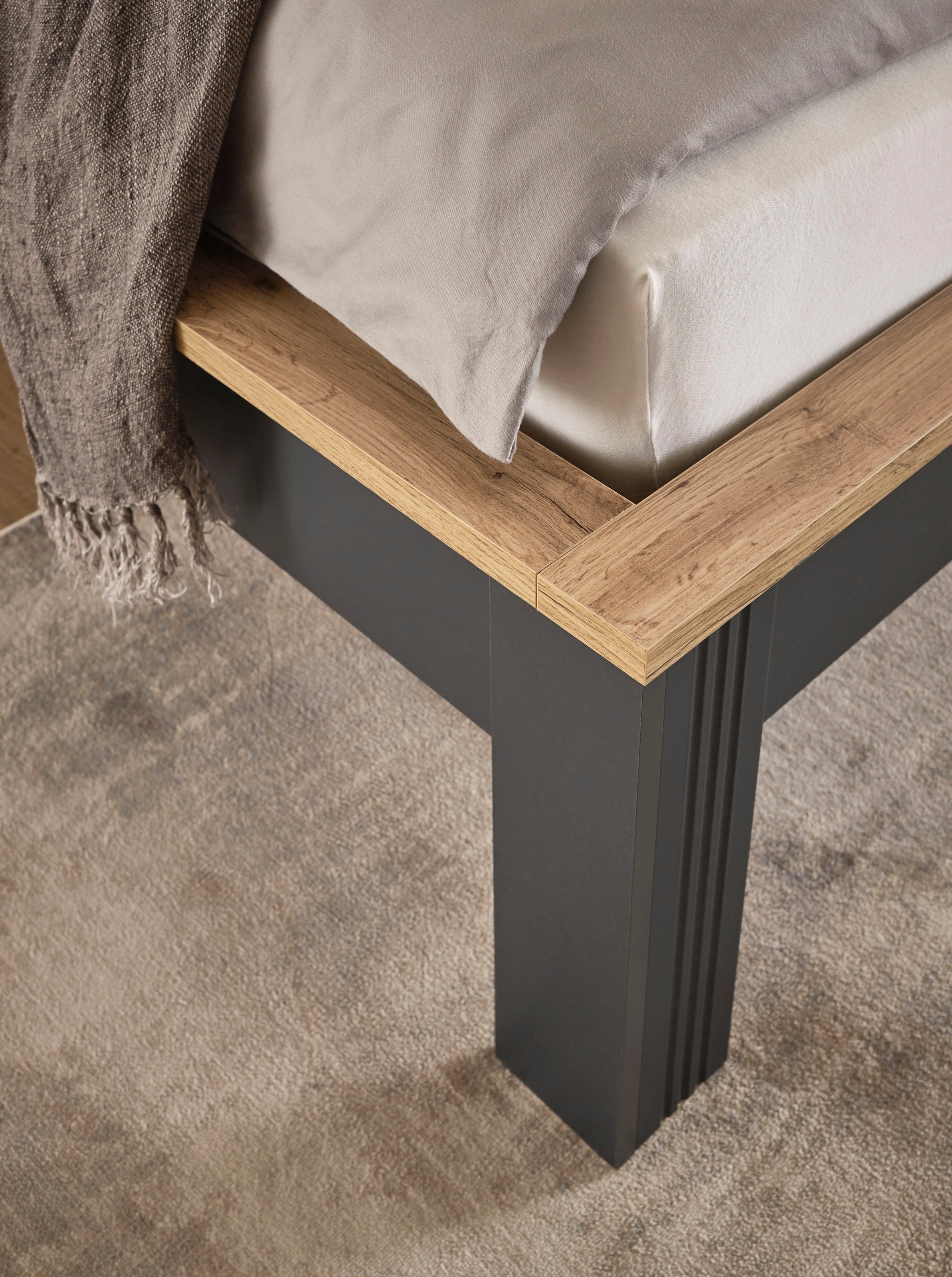 OTTO home Schlafzimmer-Set »Westminster« Bett Liegefläche 180/200cm und 2 Wandpaneele