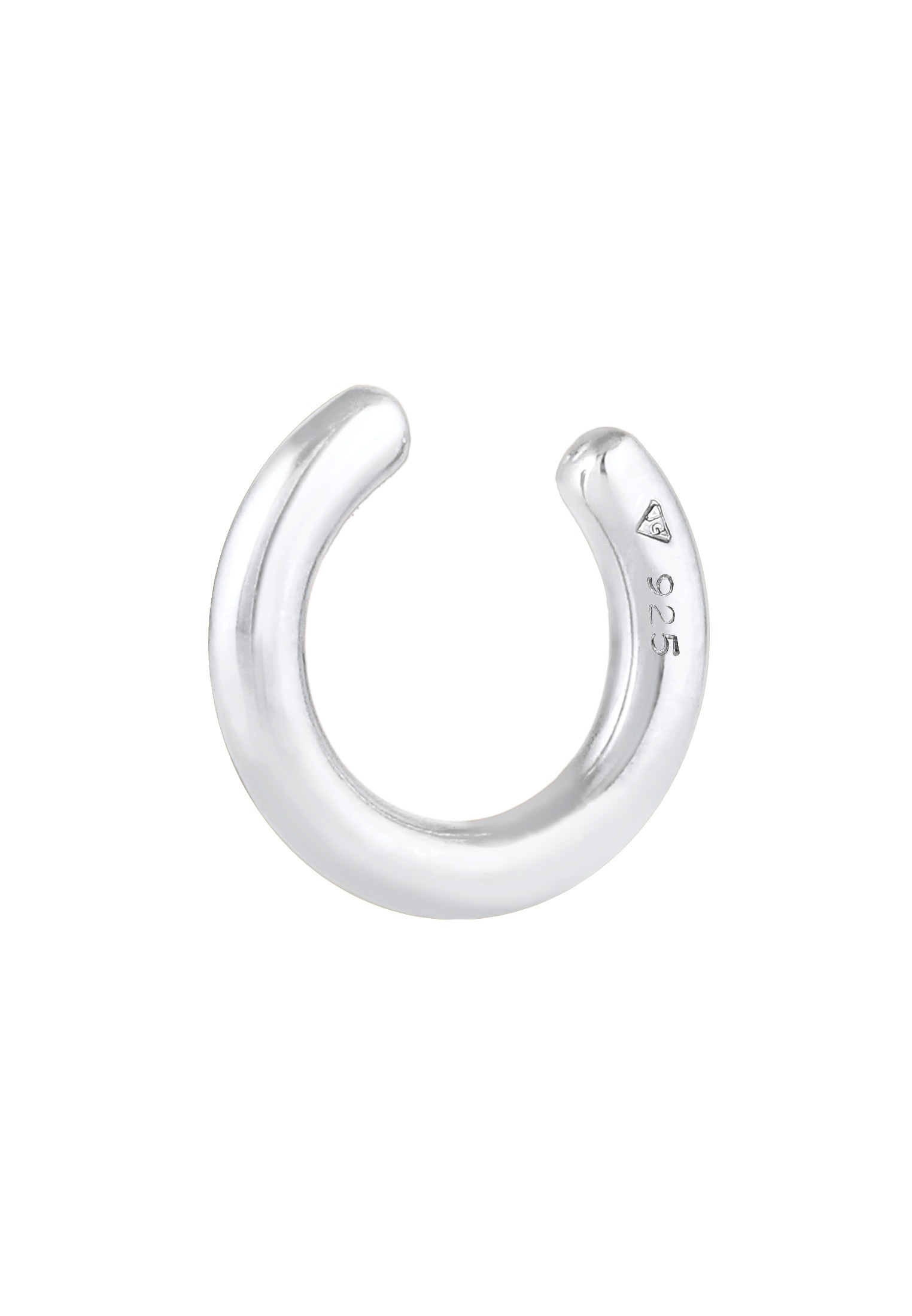 Elli Ohrklemme »Ohrringe Earcuff Single Rund Basic 925 Silber«
