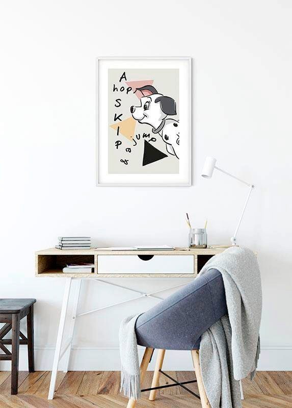 Komar Bild »101 Dalmatiner Angles« Disney 1 Stk. tlg. Wandbild zur Dekoration im Kinderzimmer - ohne Rahmen