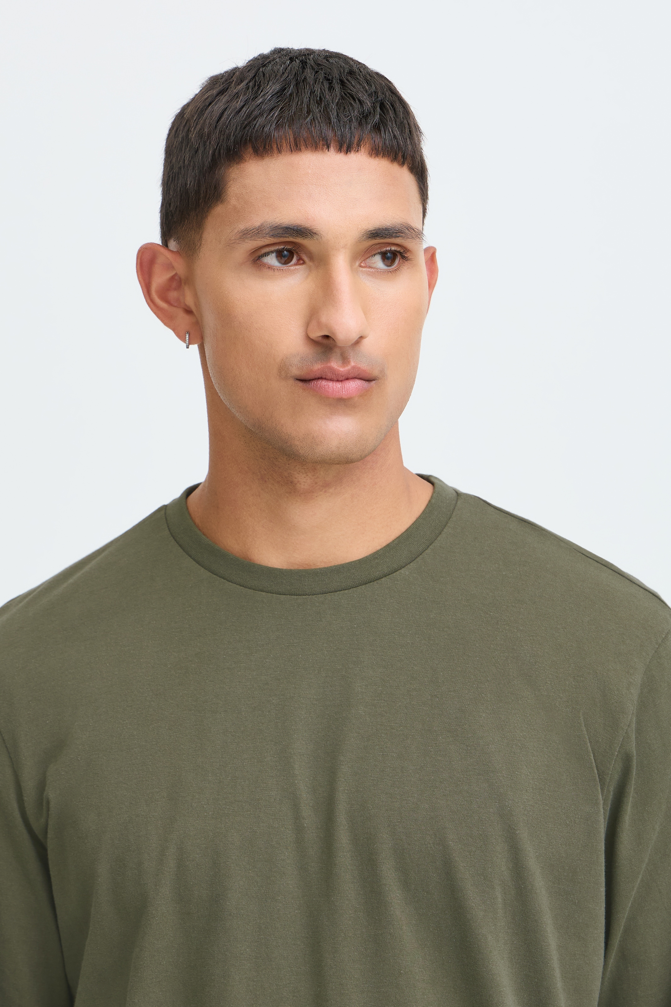 Blend Langarmshirt »BHKONSTANTIN L/S WASH O-NECK« Baumwolle, regular fit