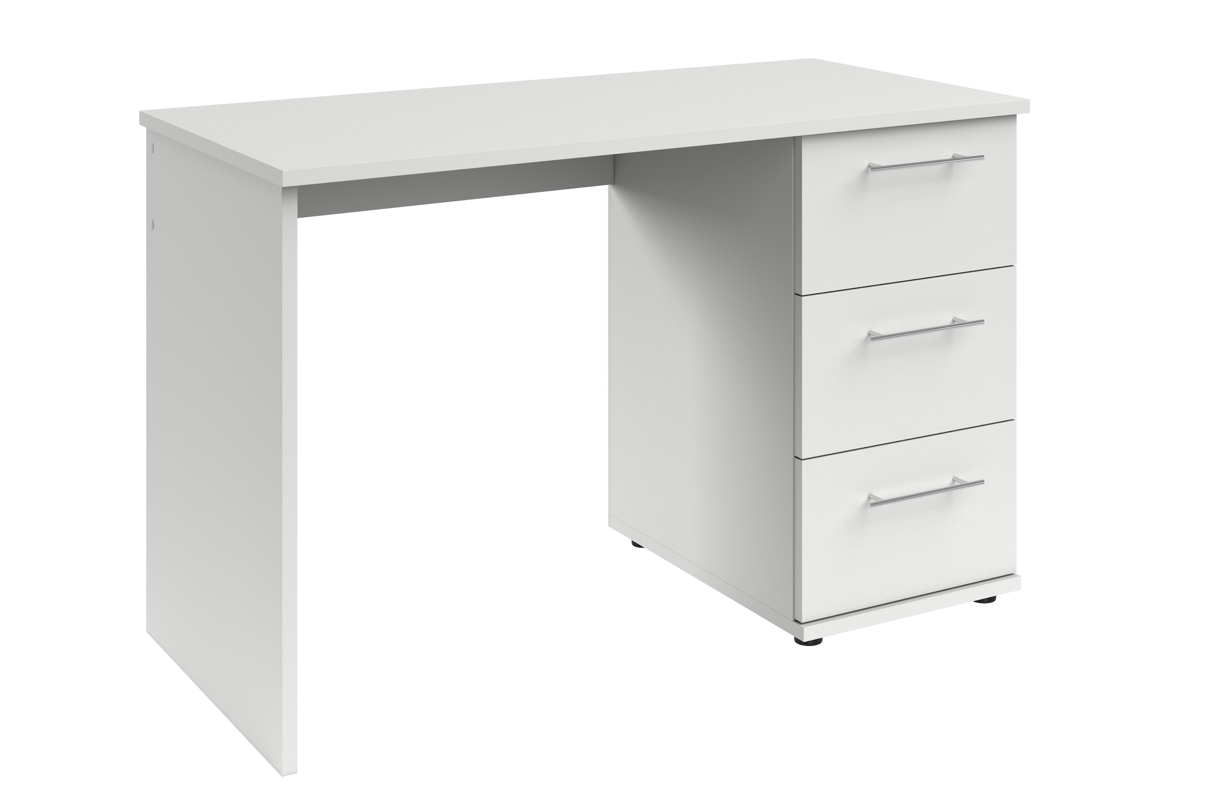VOGL Möbelfabrik Schreibtisch »Tobi, optional mit Tastaturauszug,« mit 3 Schubkästen, Breite 115 cm, Made in Germany