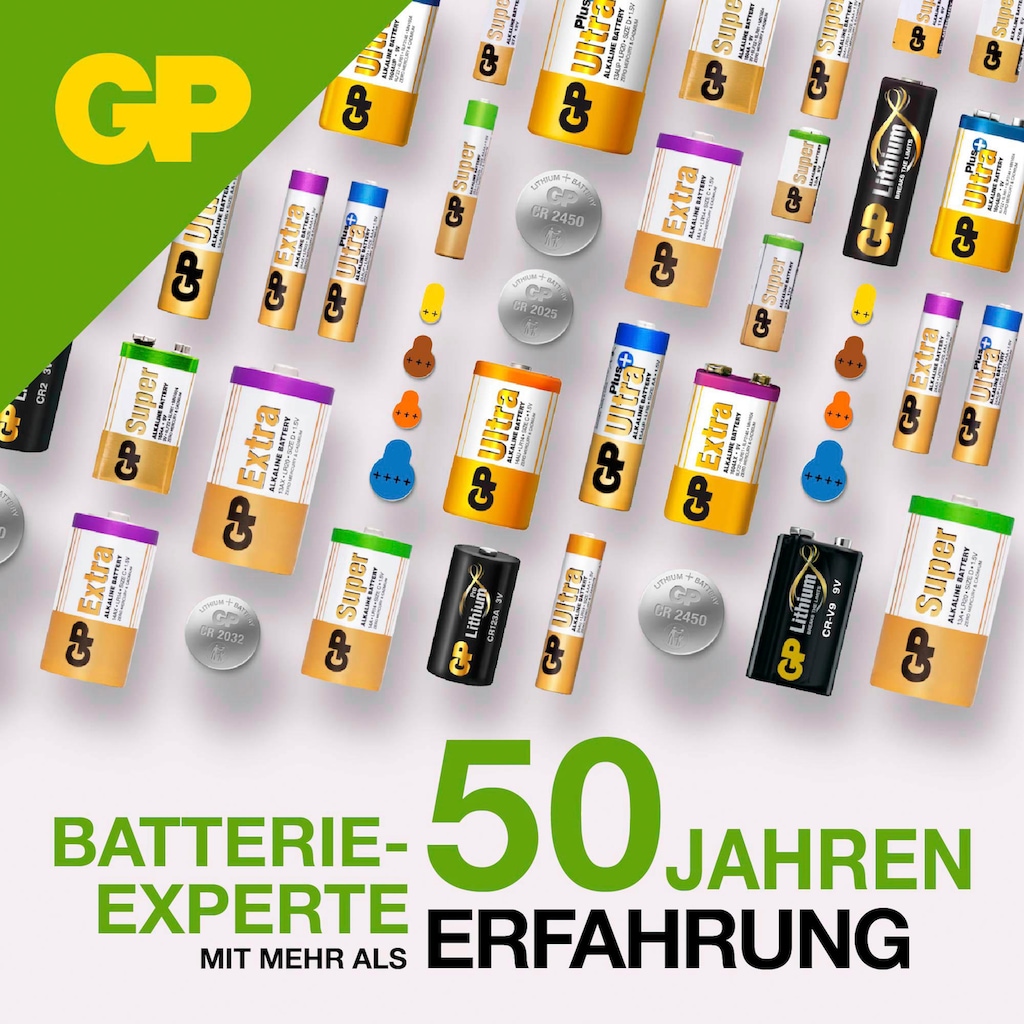 GP Batteries Knopfzelle »5er Pack Alkaline A76, LR44, V13GA««, 1,5 V, (Set, 5 St.)