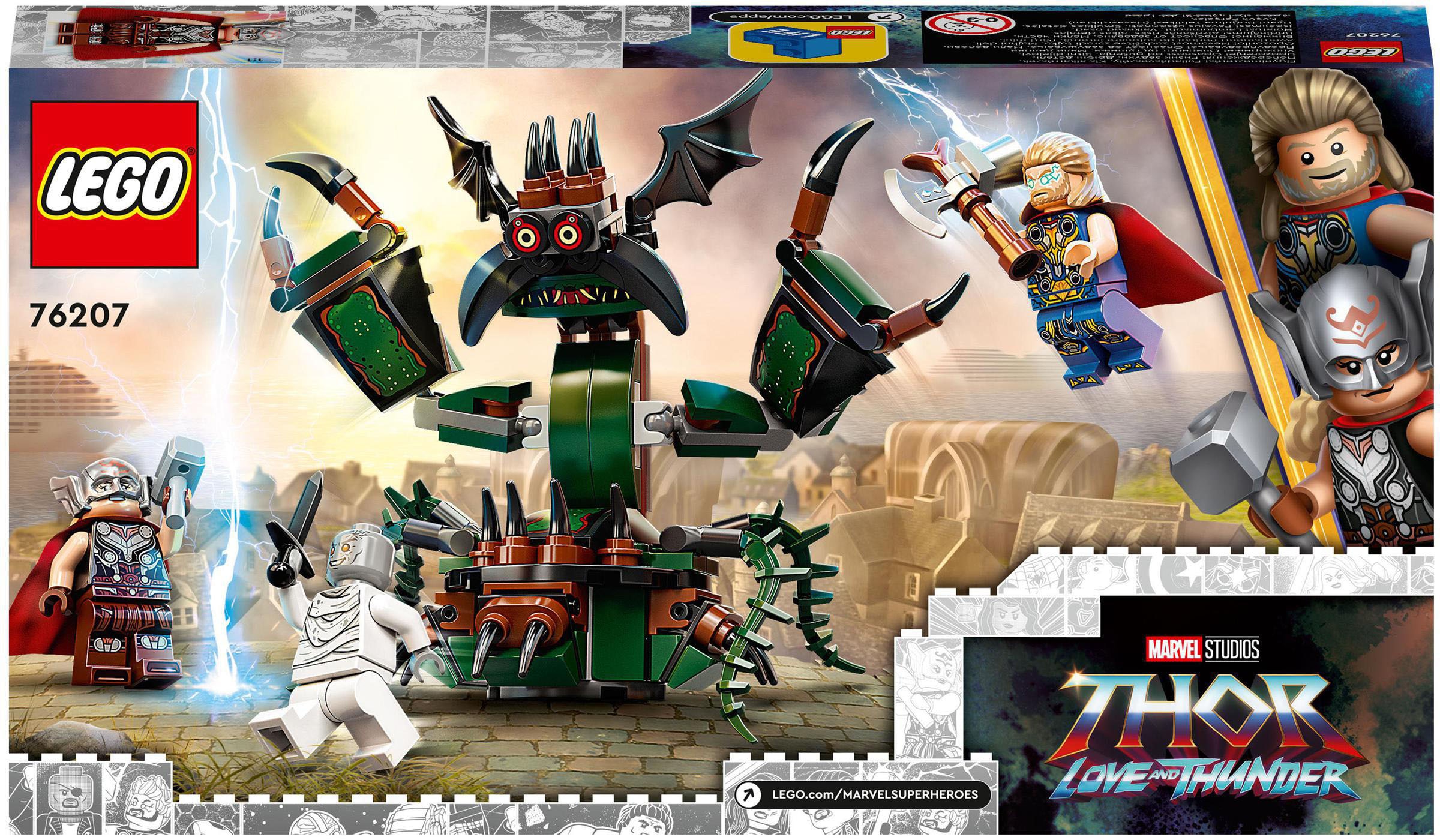 LEGO® Konstruktionsspielsteine »Angriff auf New Asgard (76207), LEGO® Marvel«, (159 St.)