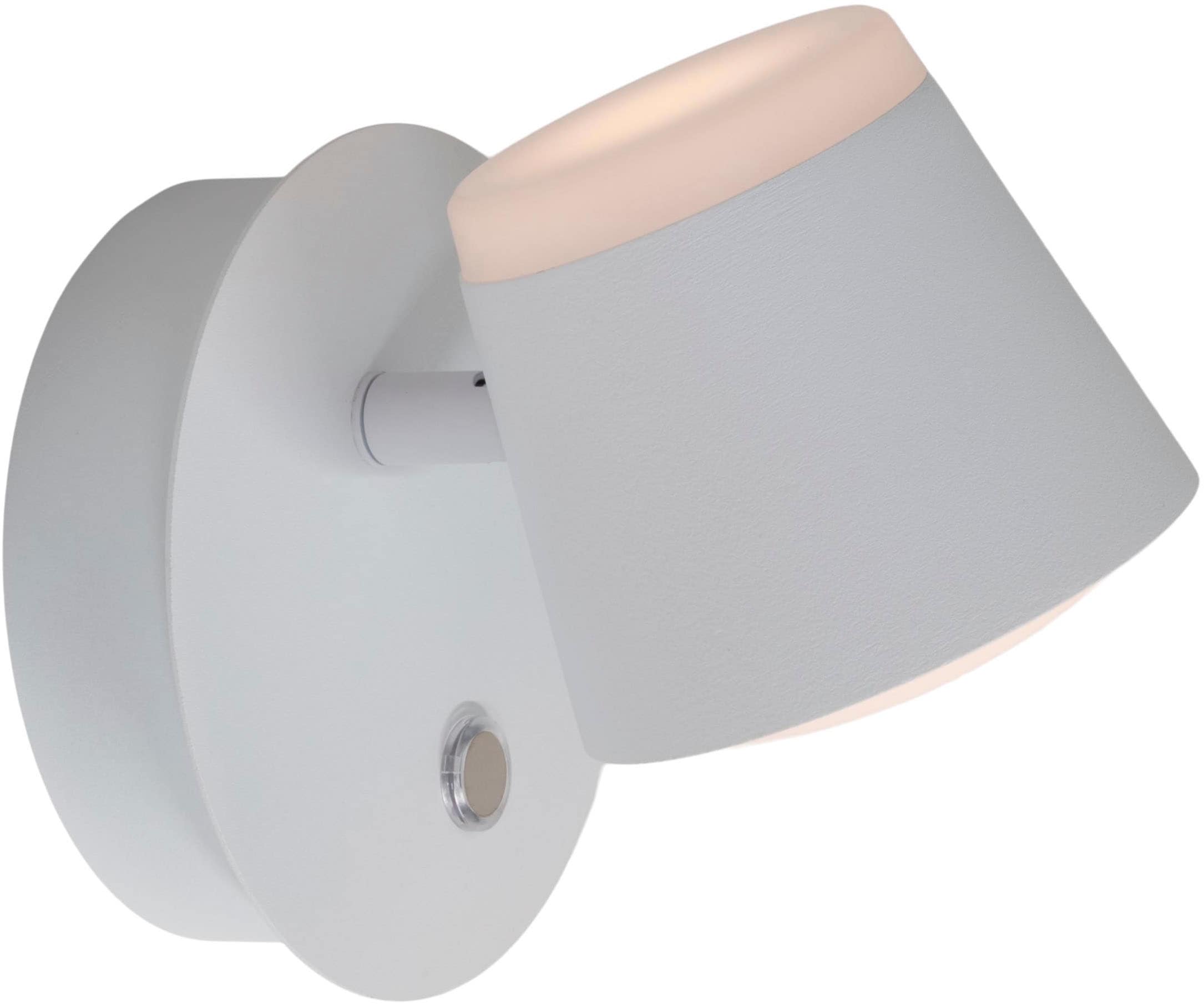 näve LED Wandleuchte »Tondo« LED-Modul 1 Stk. Warmweiß magnetisch, Akku Aufladung per USB-C Kabel, dimmbar per touch, Memory