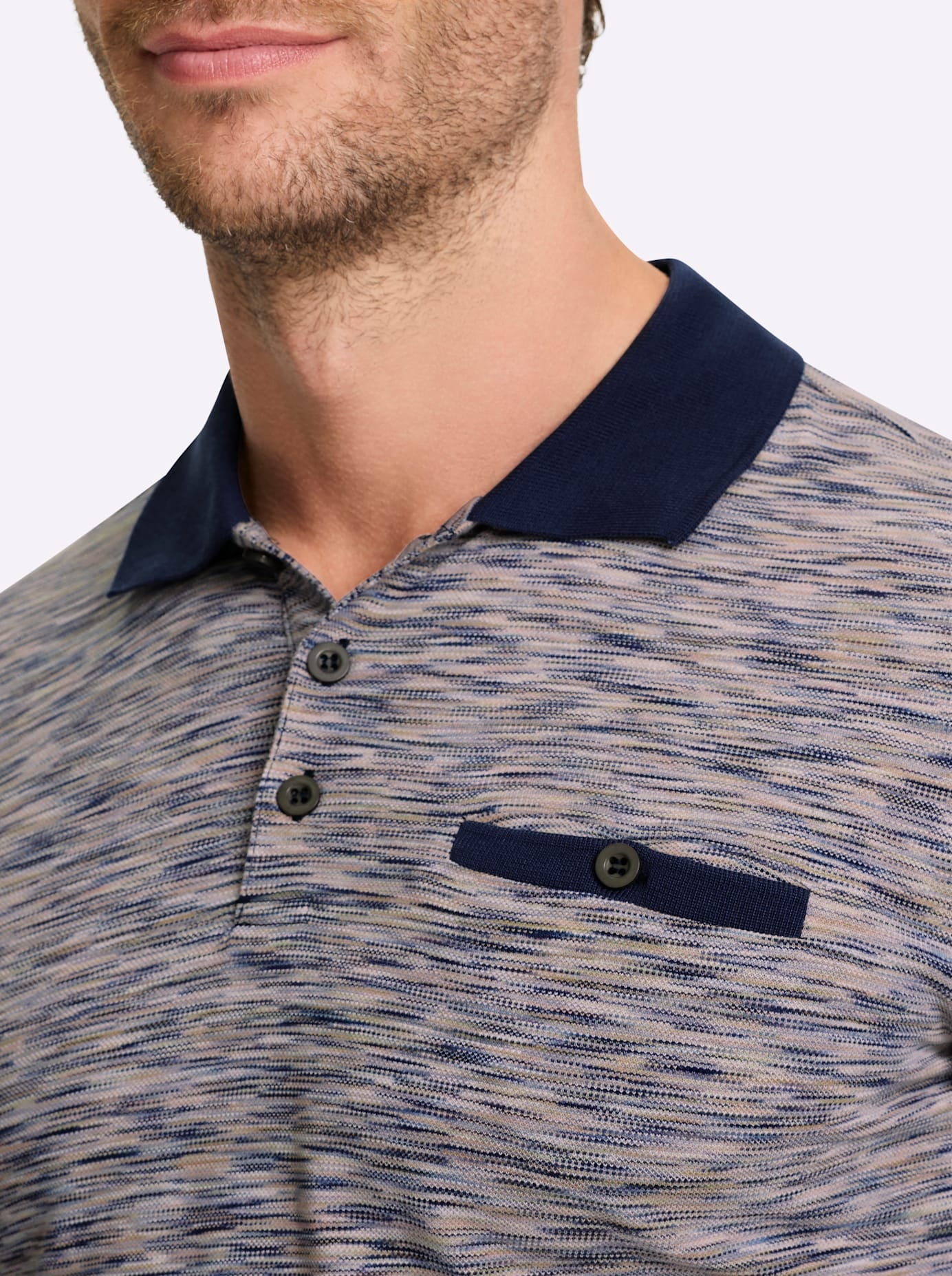 Marco Donati Kurzarmshirt »Kurzarm-Poloshirt« 1 tlg.