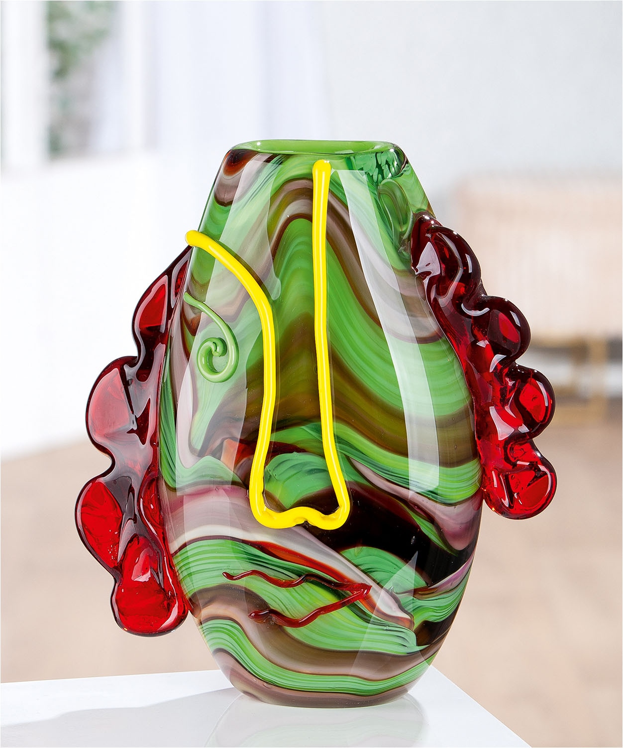 GILDE Tischvase »Gesichtsvase  Conturo«