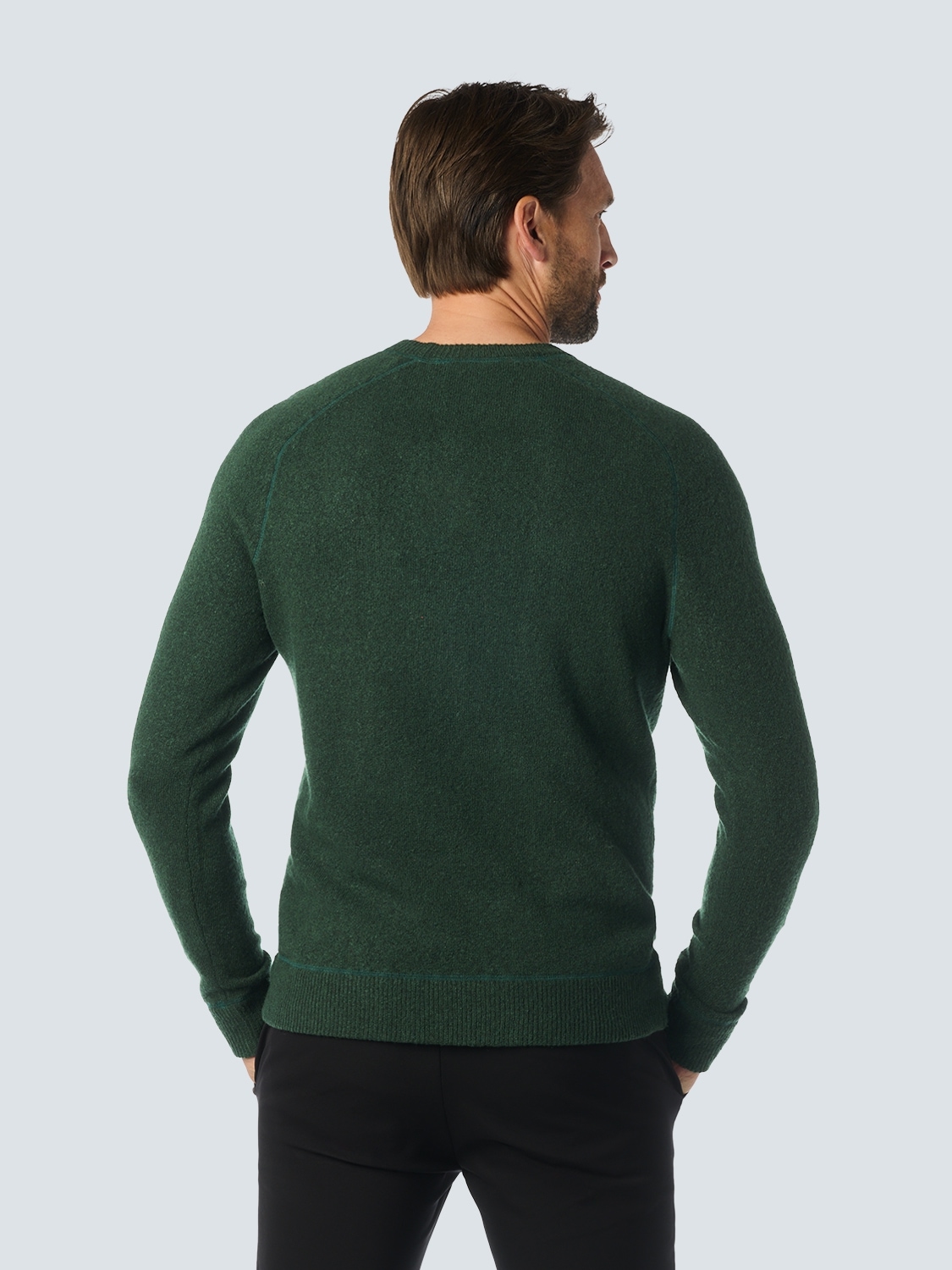 NO EXCESS Strickpullover in melierter Optik