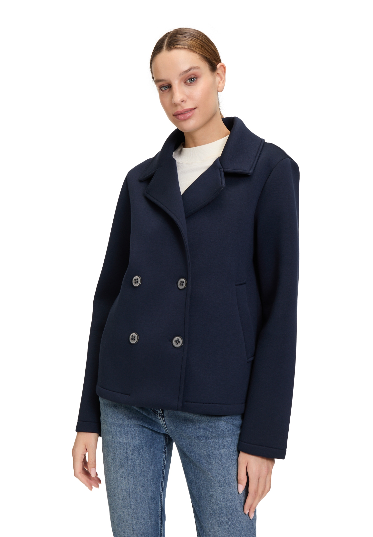 Amber & June Blouson »Blazer-Jacke mit Reverskragen«