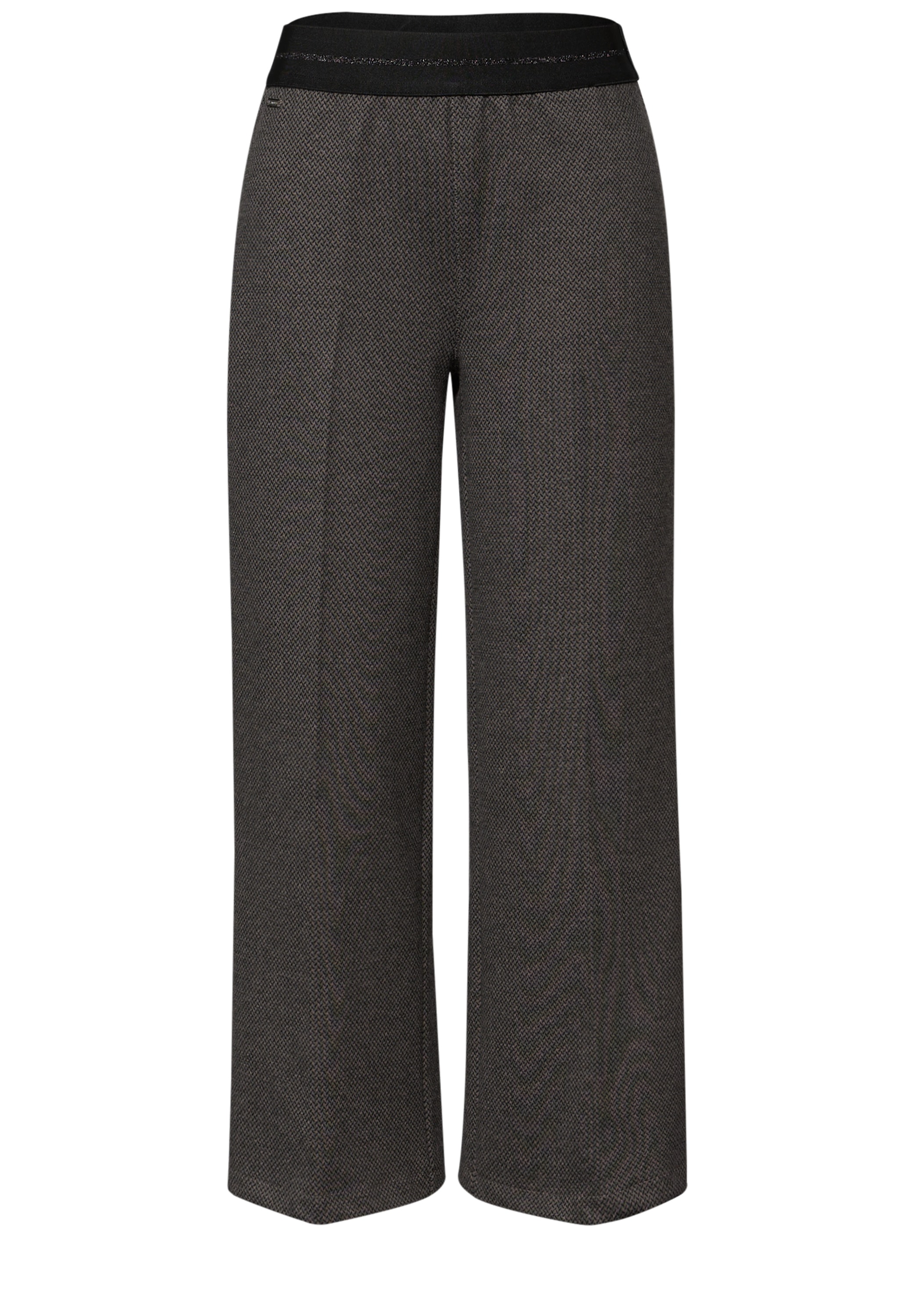 STREET ONE Webhose  mit Fischgrätmuster