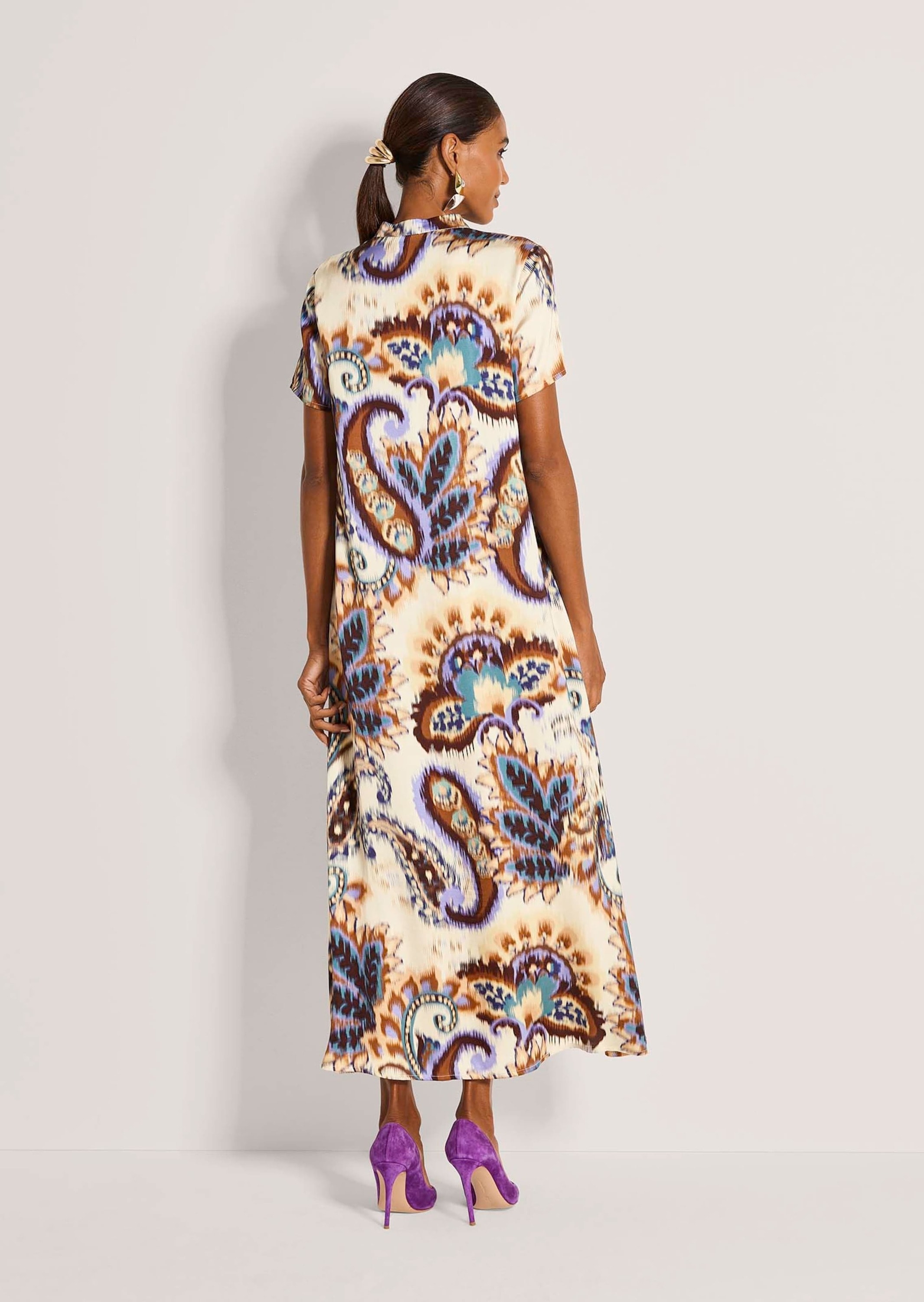 MADELEINE Midikleid »Maxikleid Druckkleid mit Paisley-Muster« Aufwändiges Paisley-Dessin