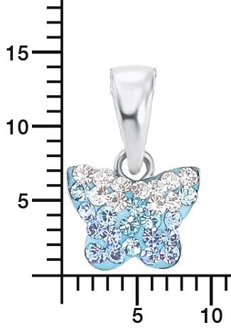 Amor Kette mit Anhänger »Schmetterling« mit Preciosa Crystal
