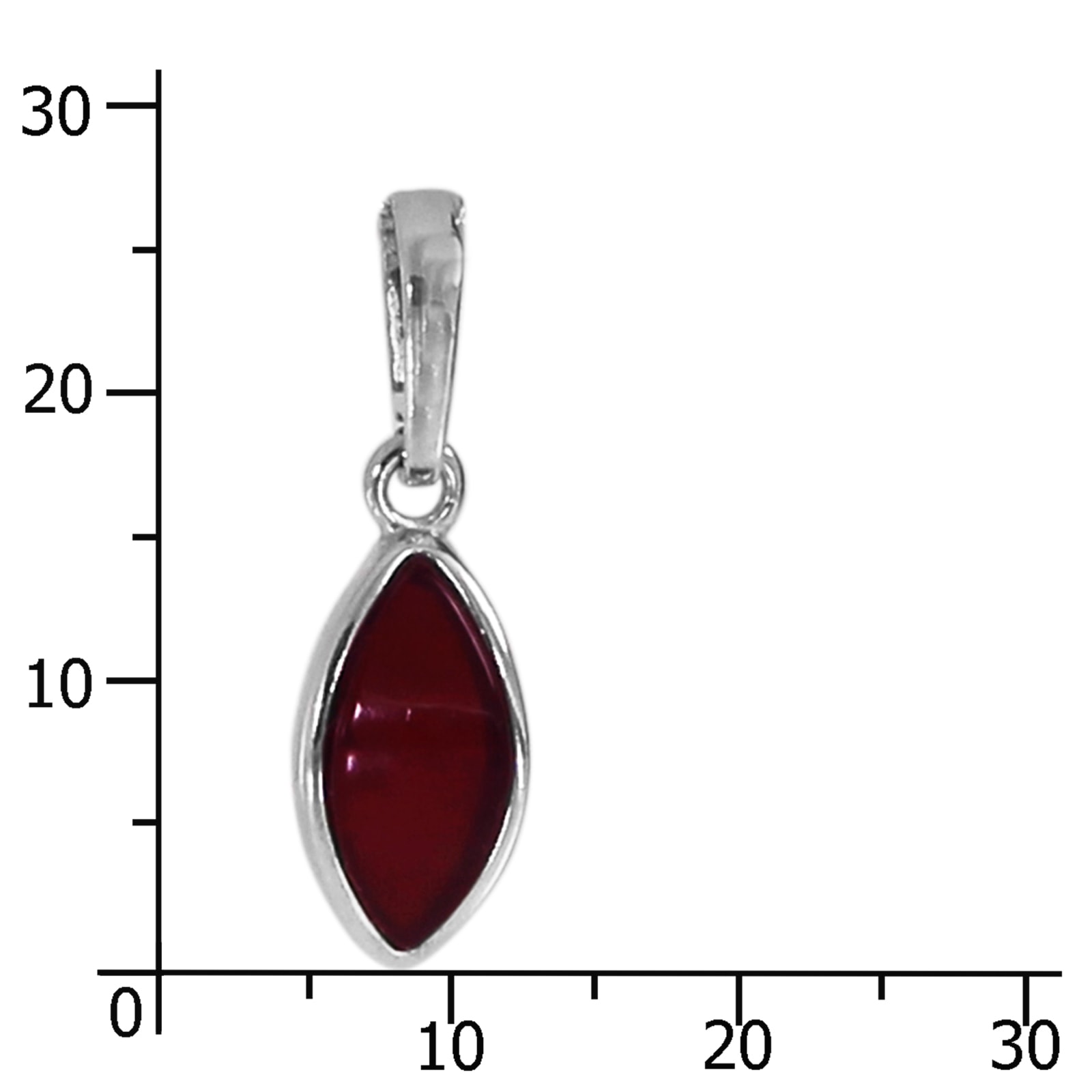 OSTSEE-SCHMUCK Kettenanhänger »- Tadira - Silber 925/000 - Bernstein«