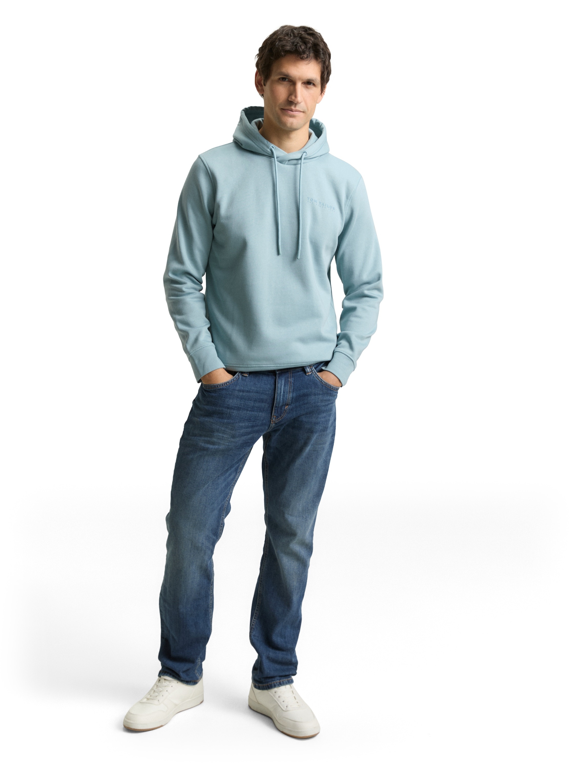 TOM TAILOR Hoodie , mit Logo Stickerei
