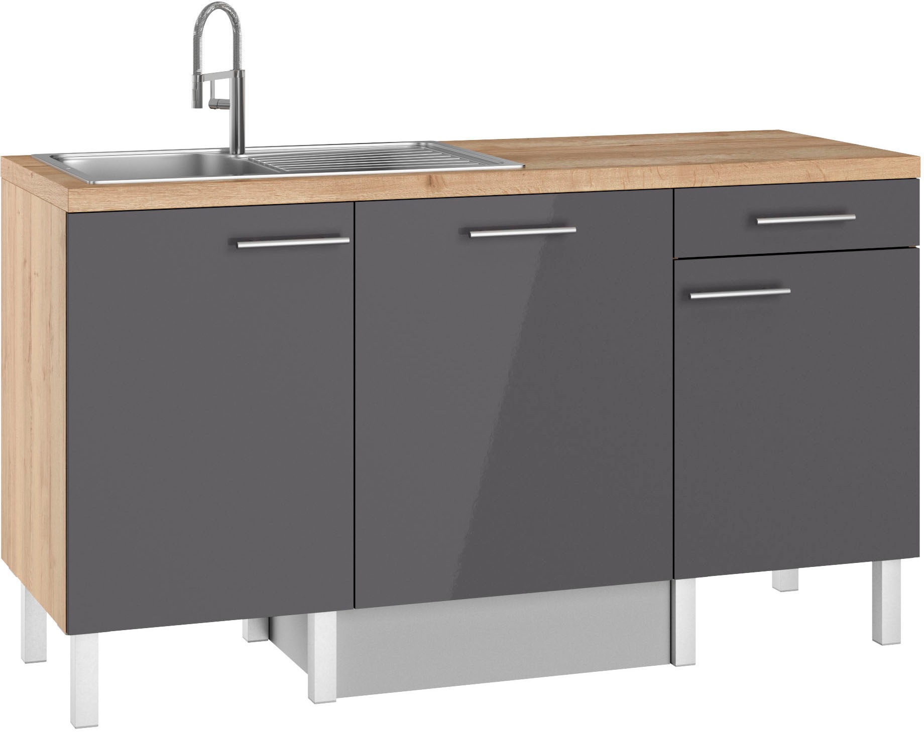 OPTIFIT Pantryküche »Lilly«, Breite 160 cm, wahlweise mit E-Geräten