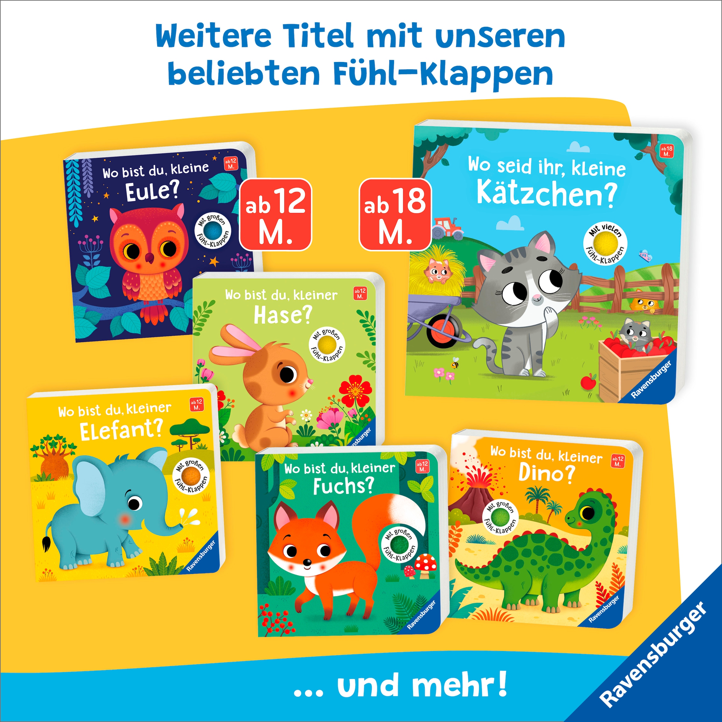 Ravensburger Buch »Pappbilderbuch, Wo bist du, kleine Eule?«
