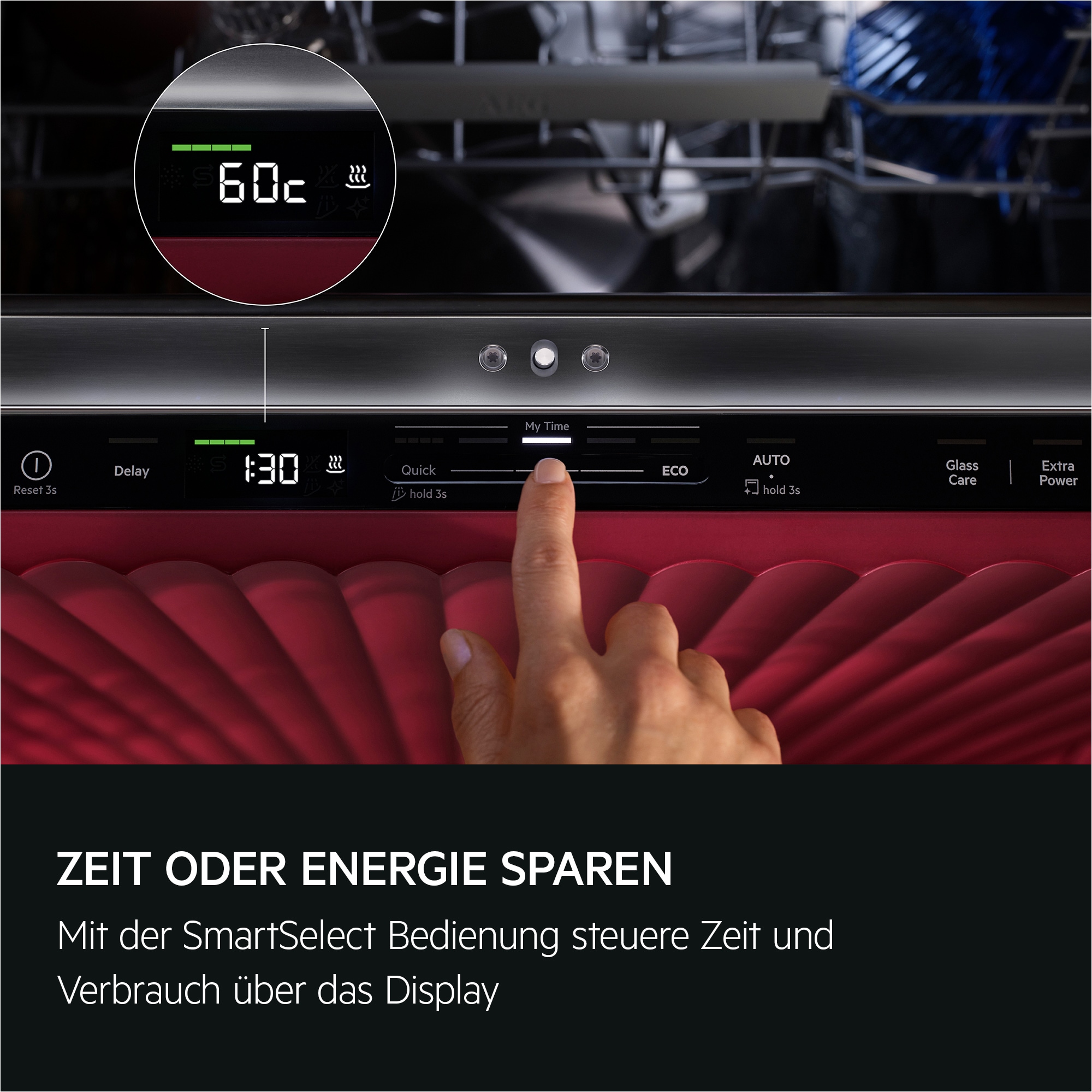 AEG vollintegrierbarer Geschirrspüler 6000 »GI620C2SC« Spülmaschine – starke Sprühabdeckung, viel Platz & sauber