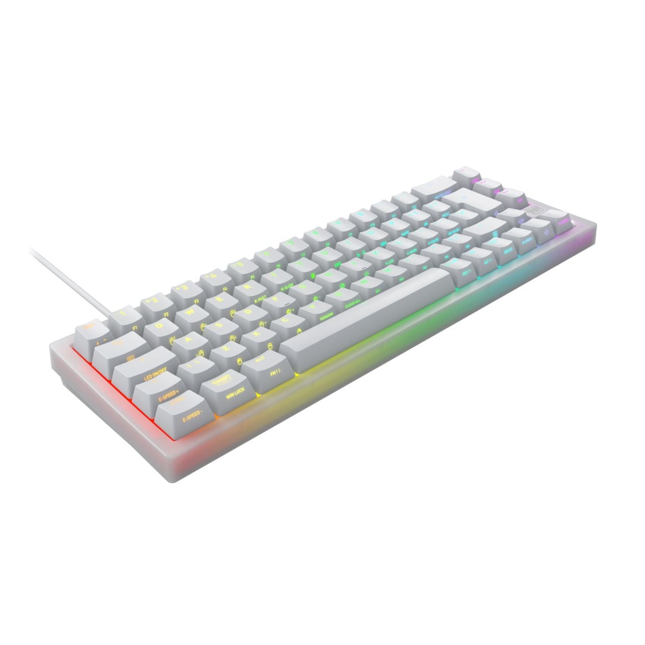 Cherry Xtrfy Gaming-Tastatur »K5V2 65% / DE / WHITE«, (Funktionstasten), Ultra-anpassbar