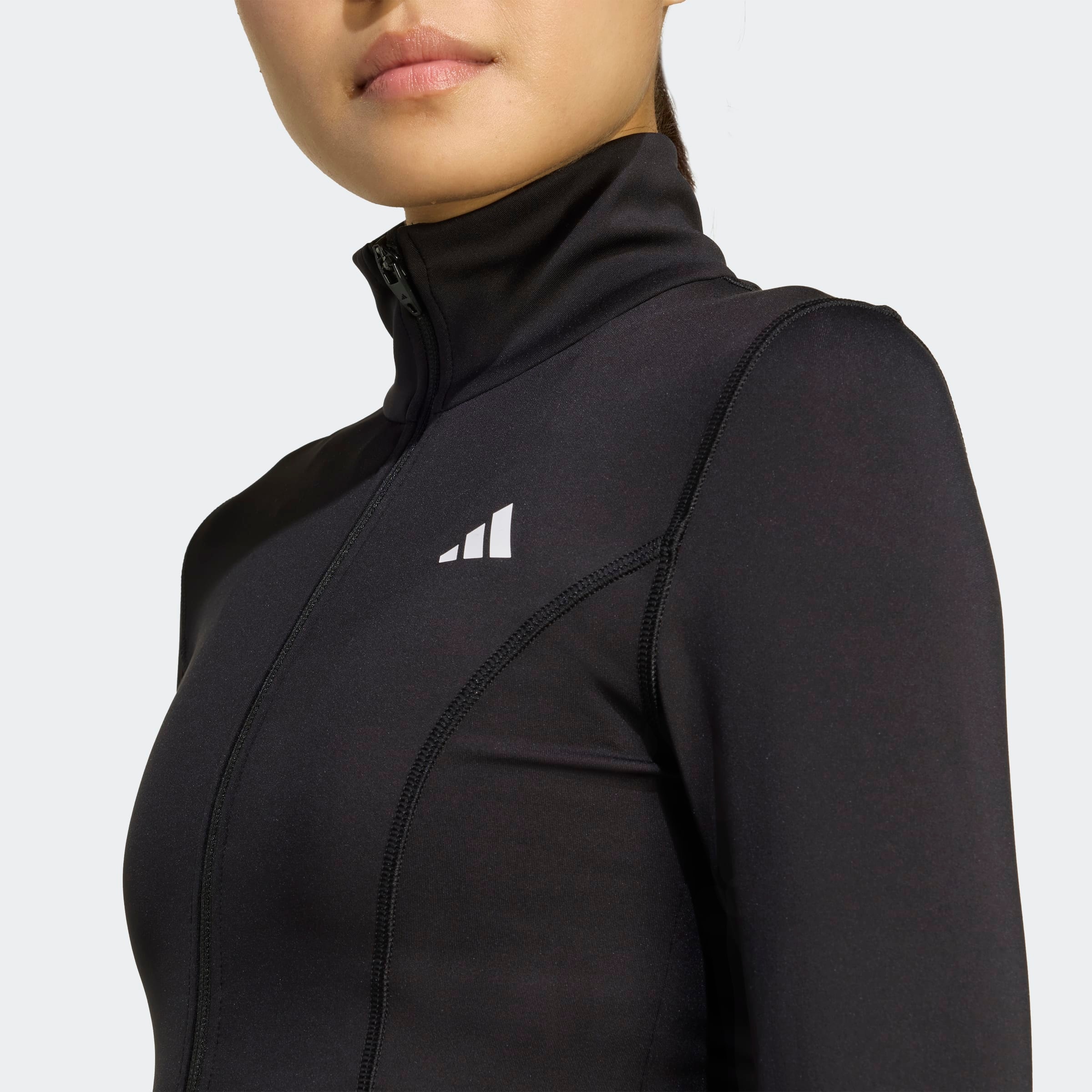 adidas Performance Rollkragenpullover »OPTIME ESSENTIALS FULL-ZIP«